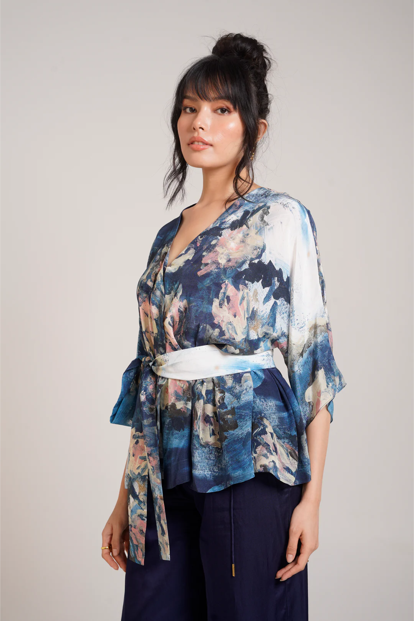 Nuri Wrap Top Set