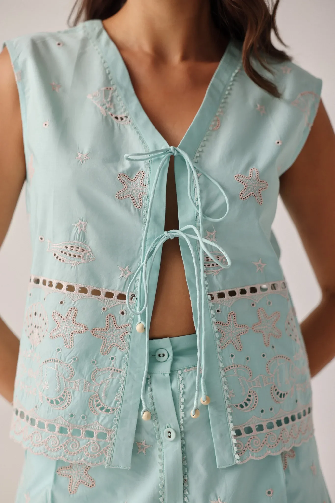 Kaia Top - Aqua