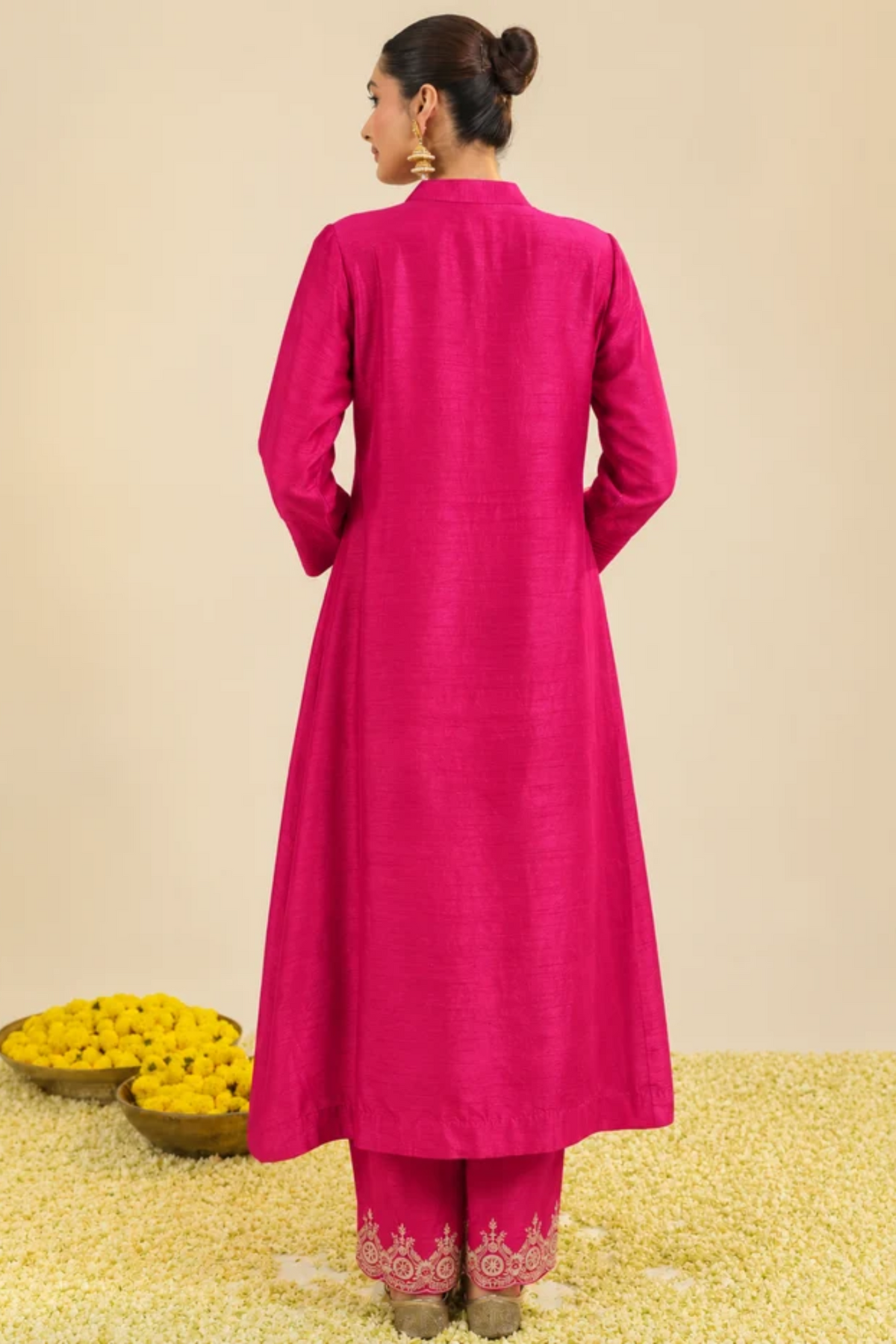 Rani Pink Gumaan Kurta Set