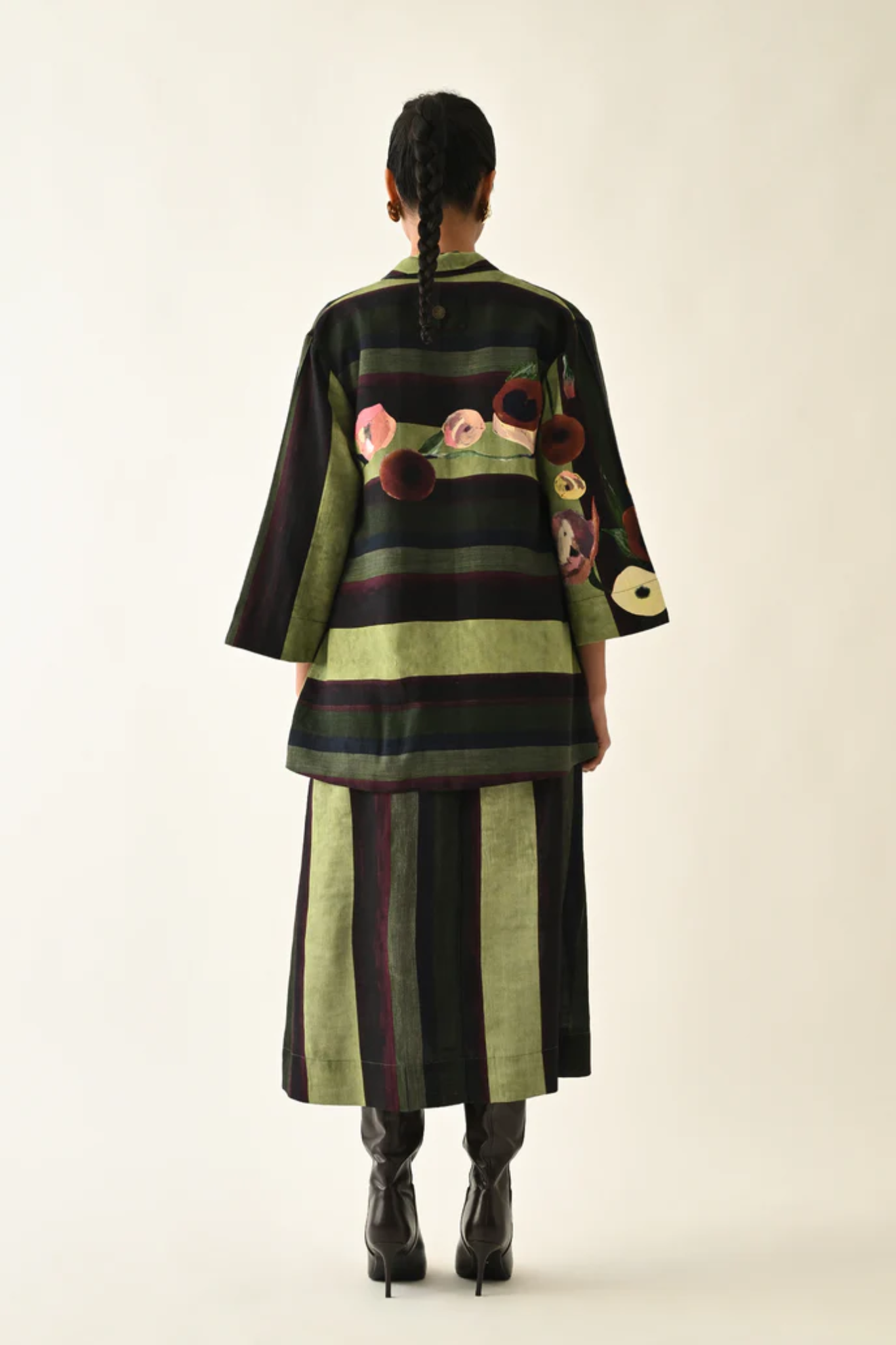 Moss Stripes Aline Set