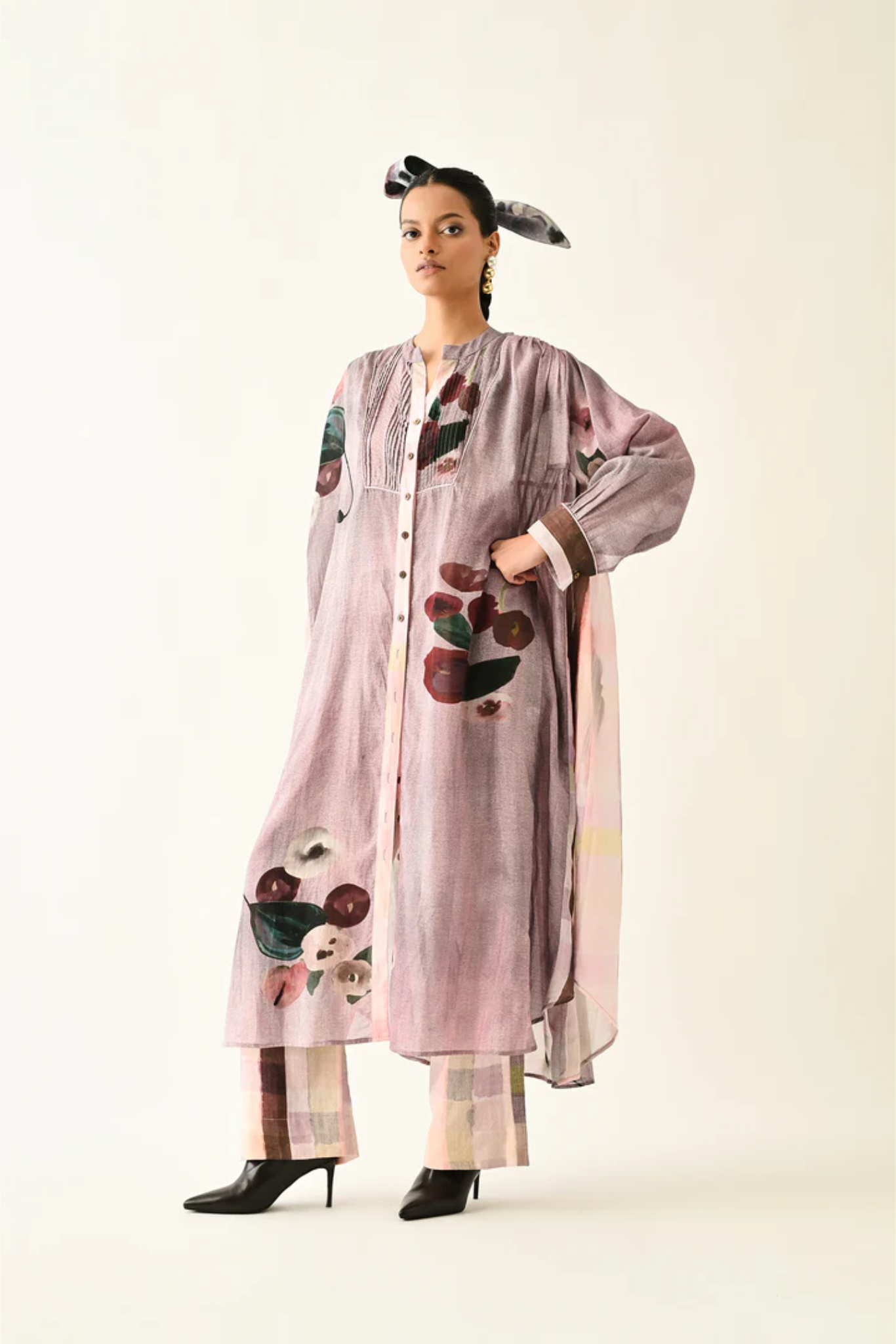 Dusk Pink Thistle Dress