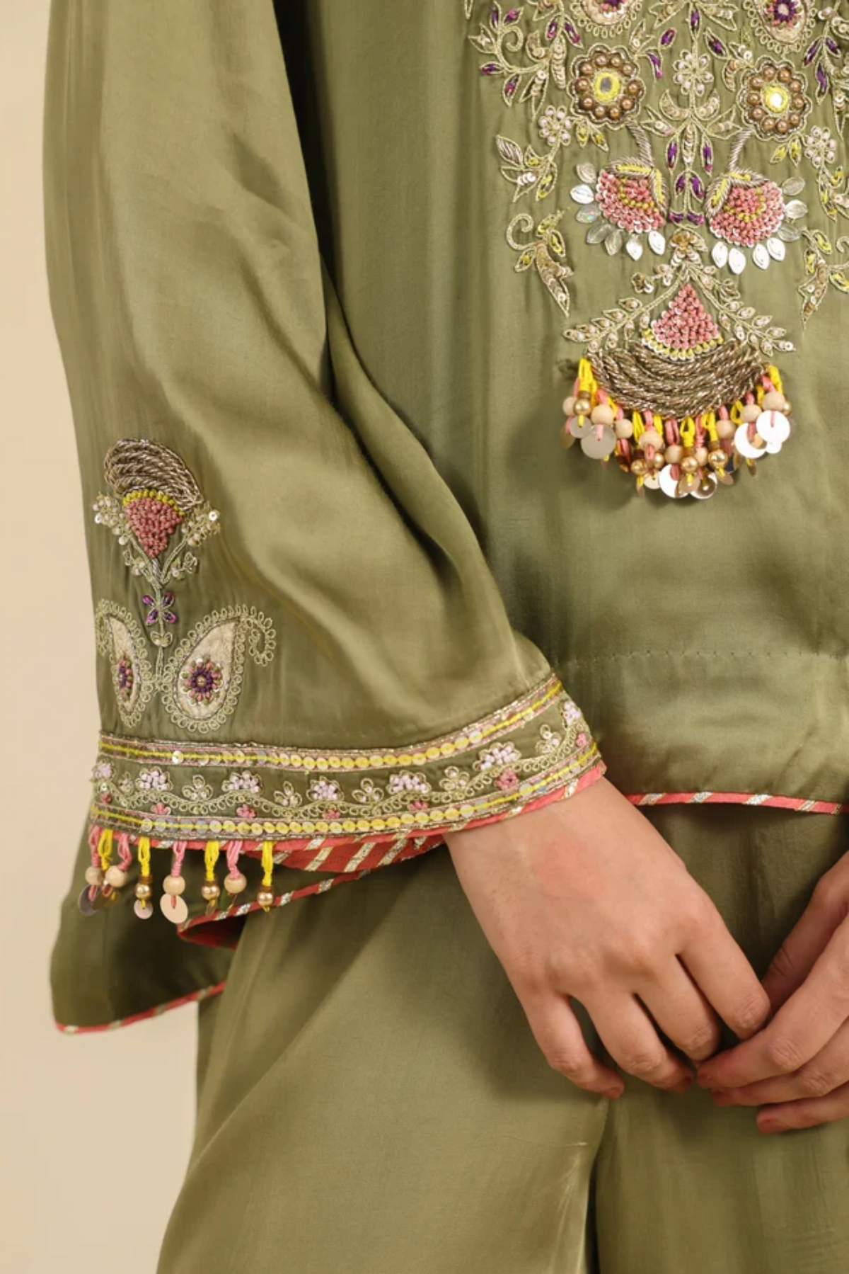 Green Gulrez Co-ord Set