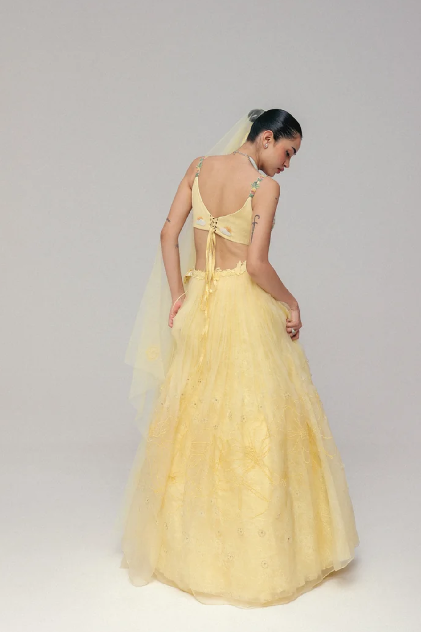 A Yellow Haldi Lehenga