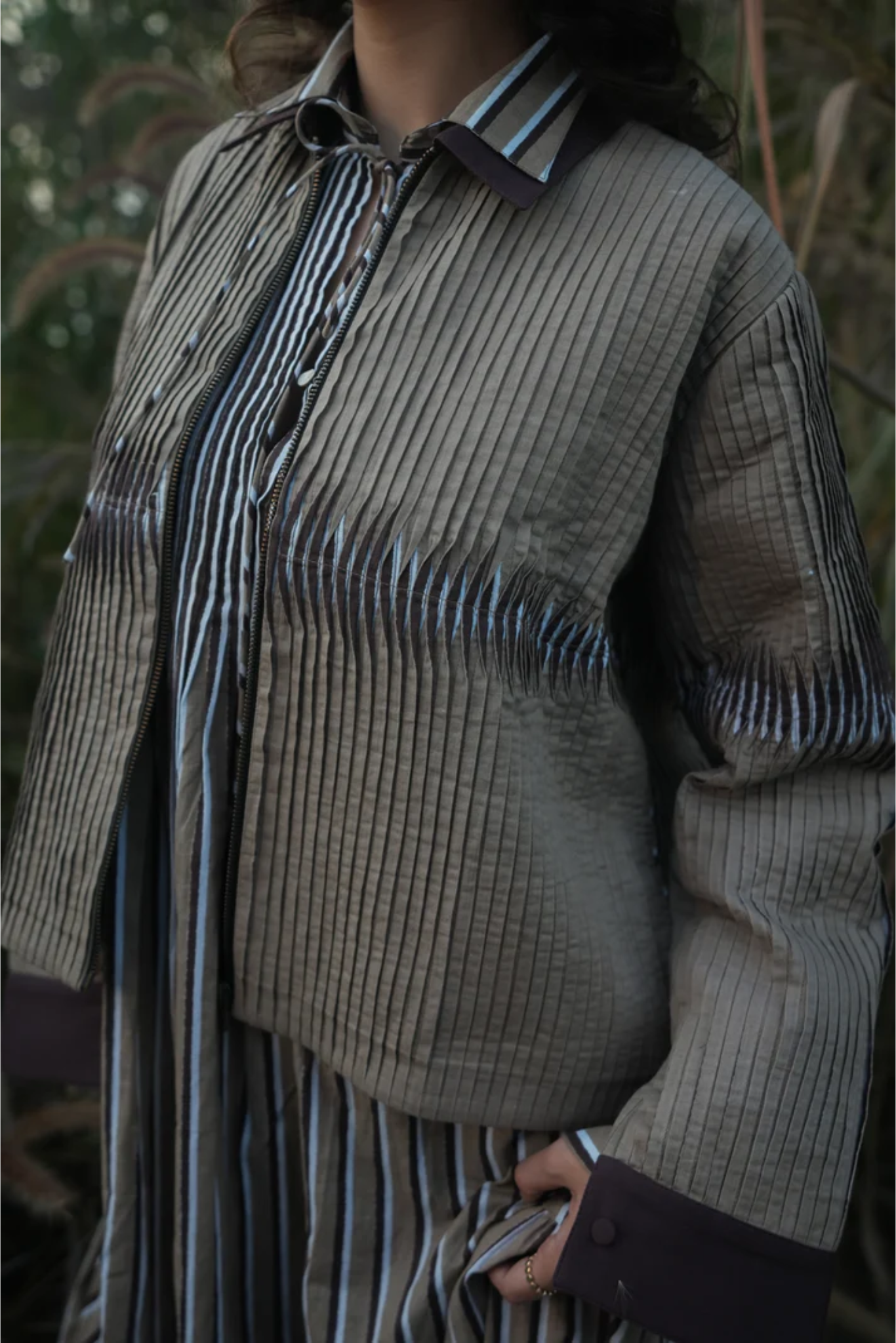 Dune Pleated Jacket