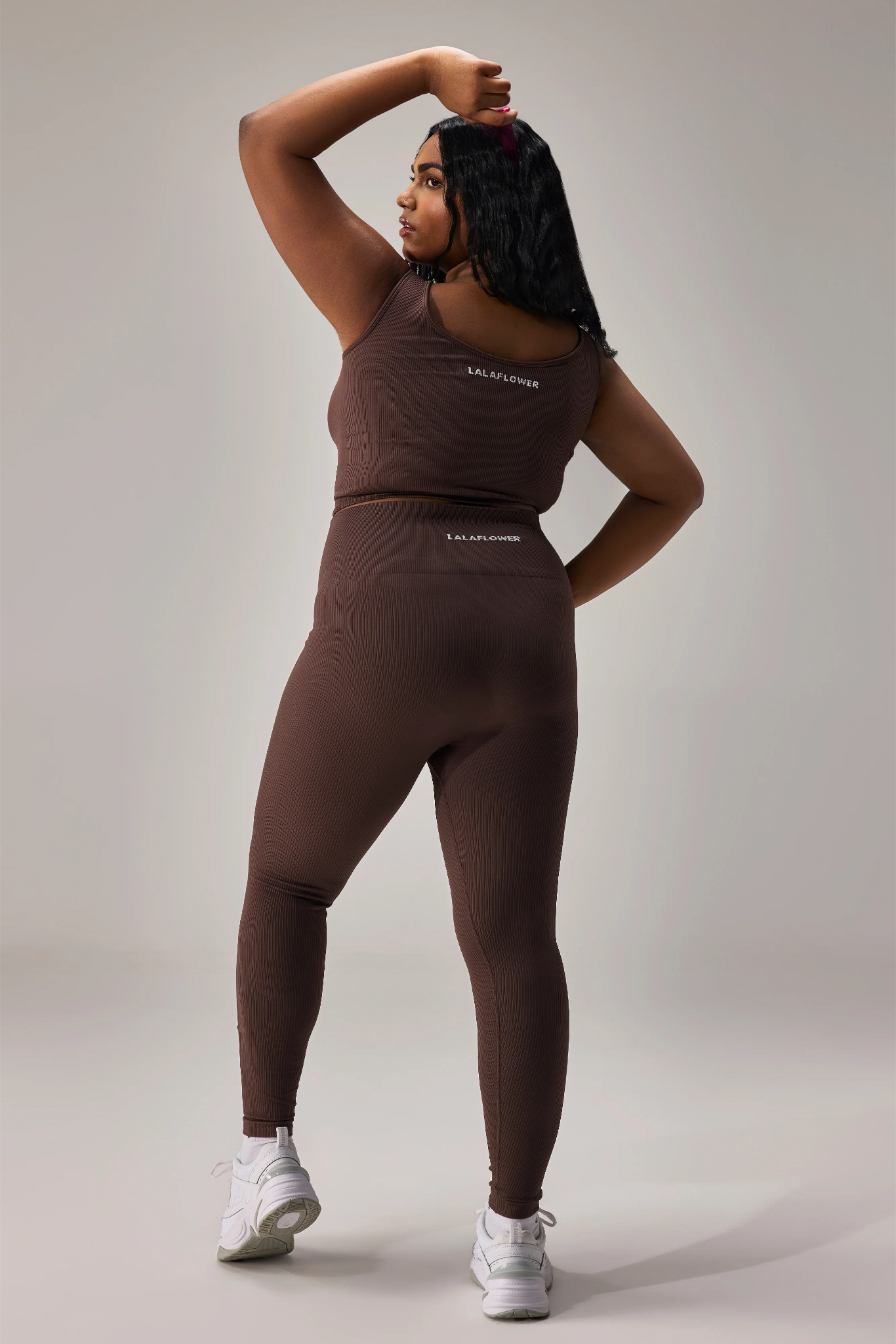 SEAMLESS LEGGINGS - COFFEE