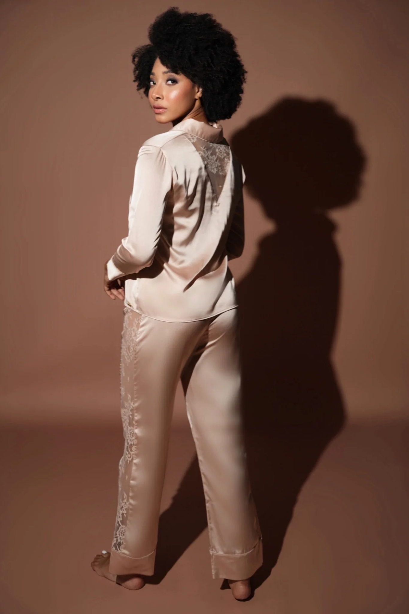 Champagne Nightsuit Set