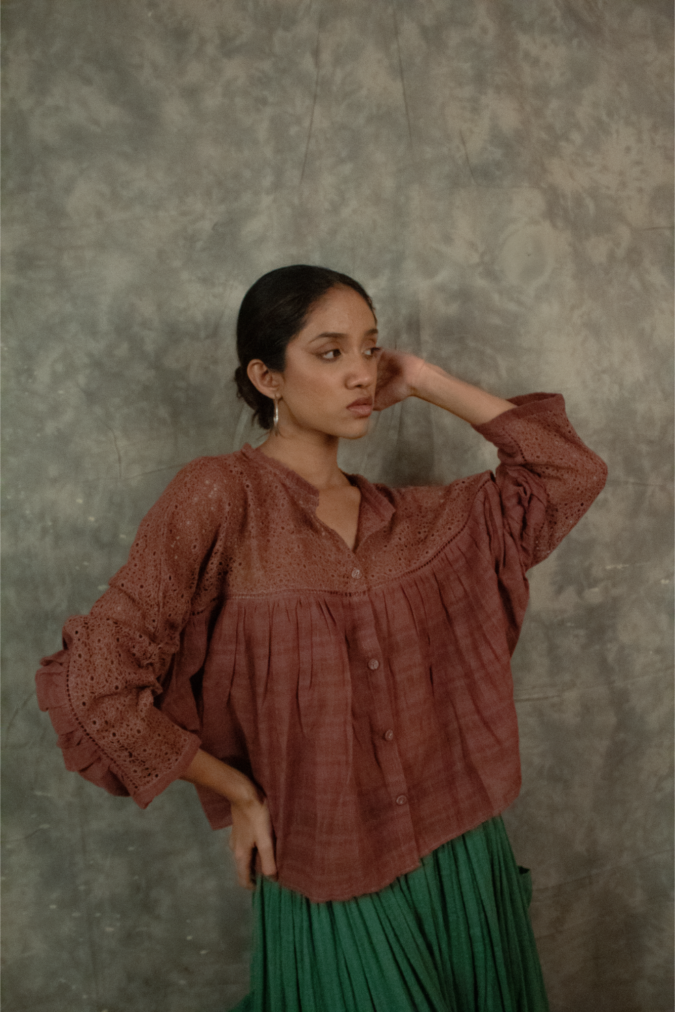 Kefi Wing Shirt - Dusty Orchid