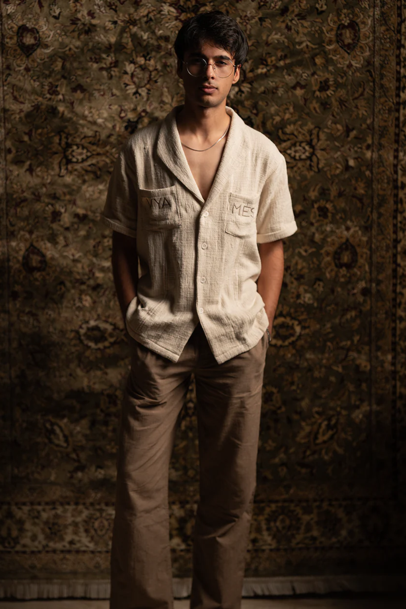 GRAINLINE SHIRT IN LOOM SLUB COTTON