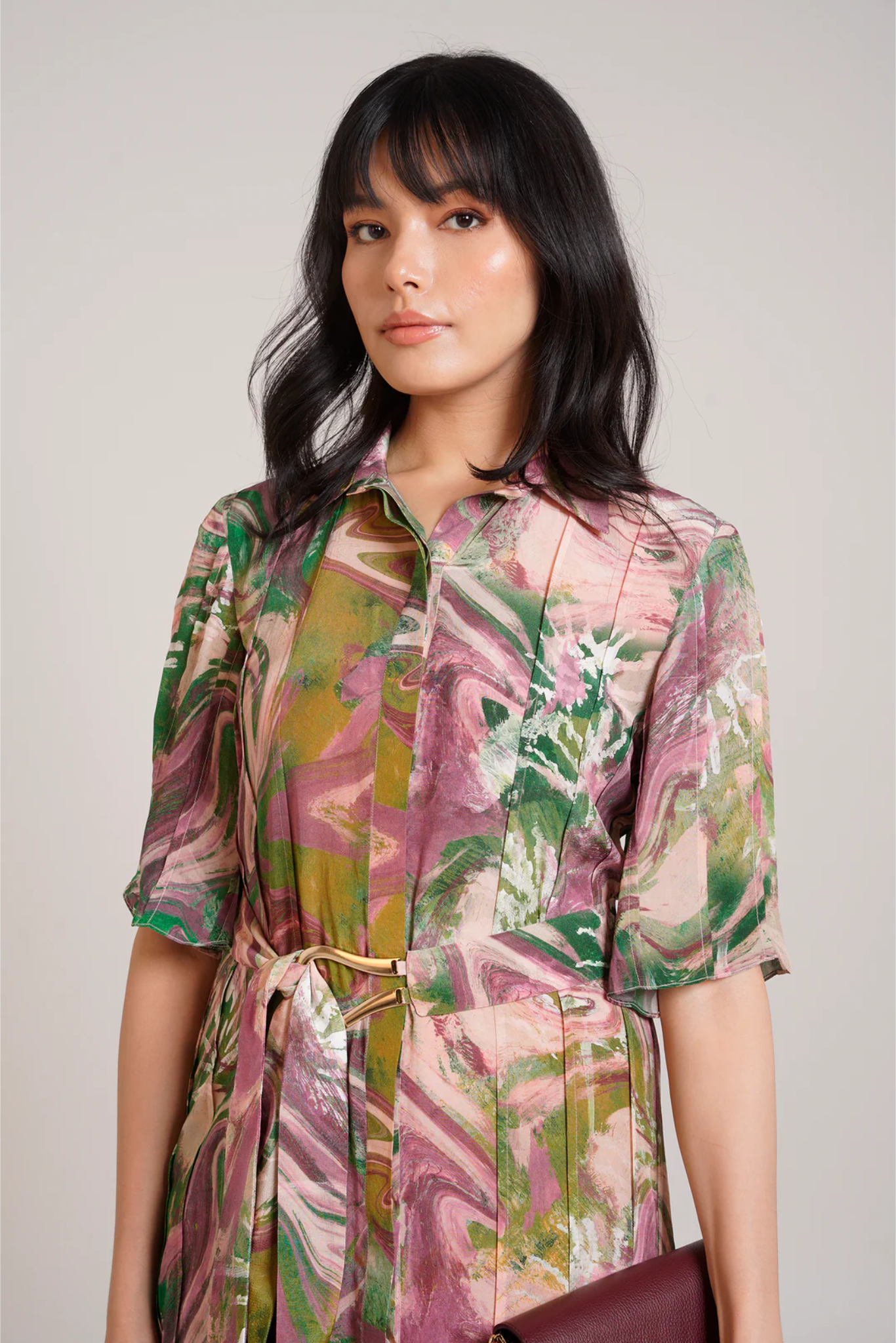 Ira Pleated Dress