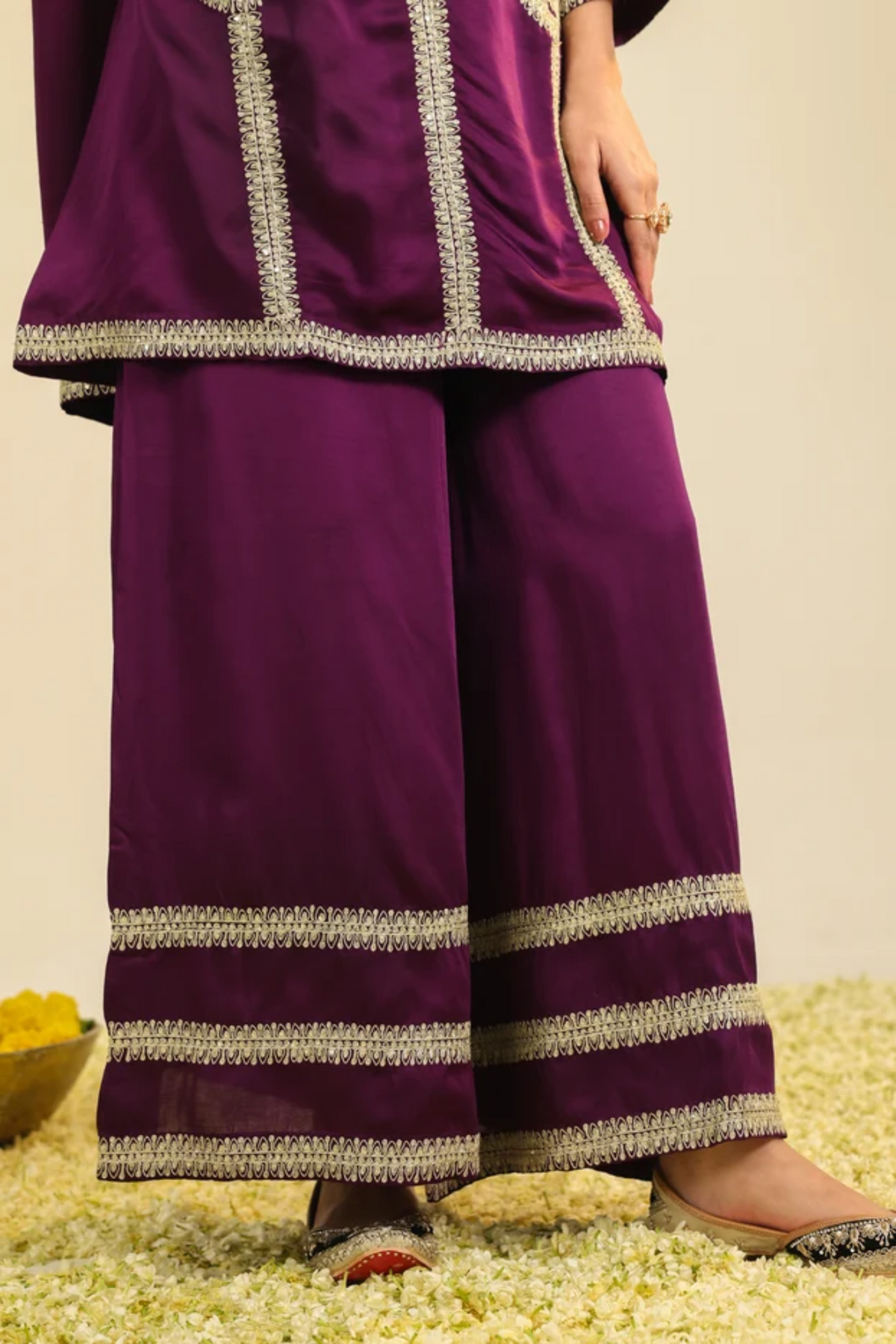 Purple Zainaa Kurta Set
