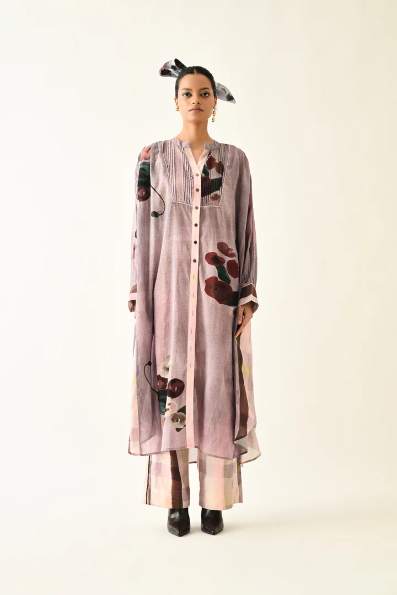 Dusk Pink Thistle Dress