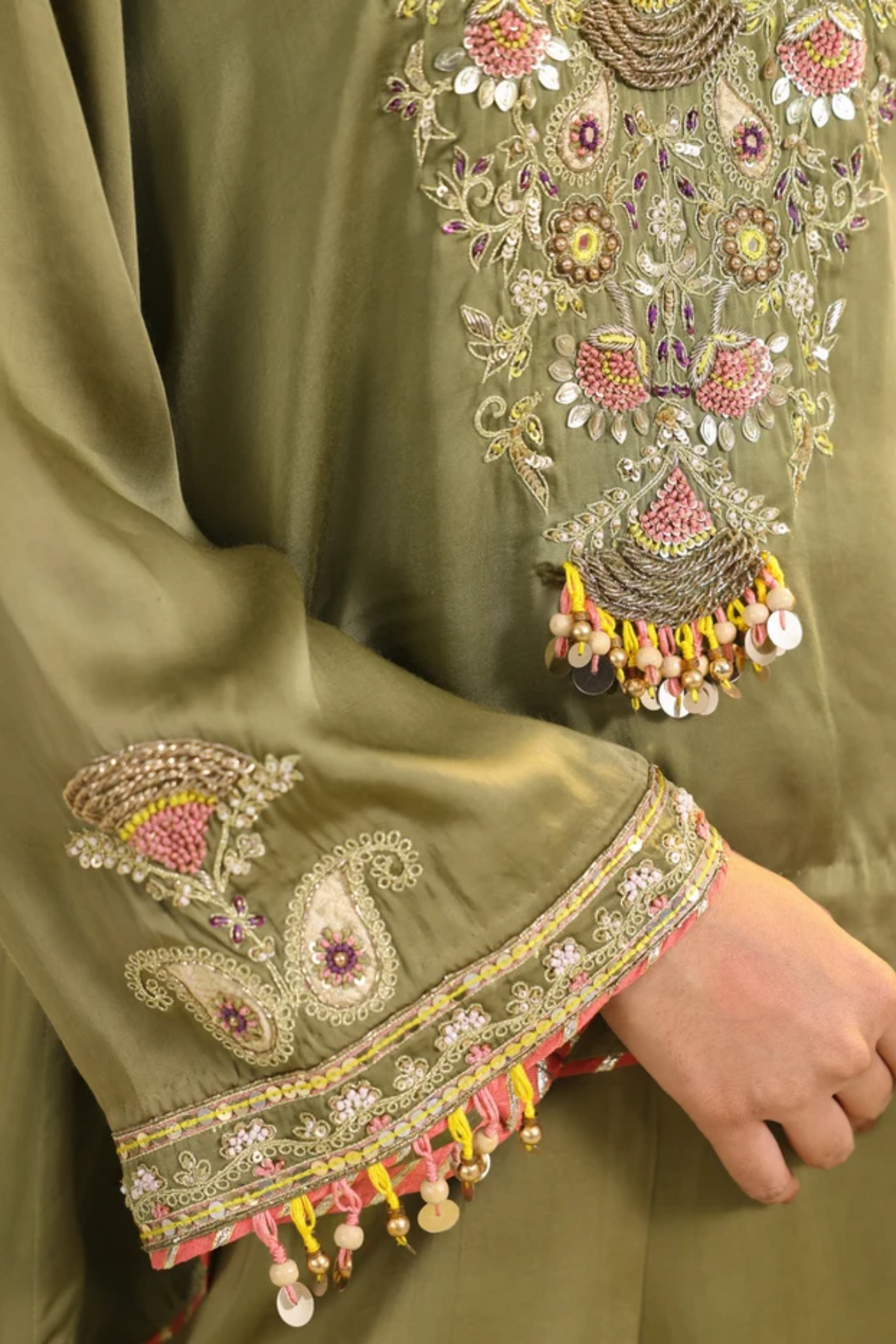 Green Gulrez Co-ord Set