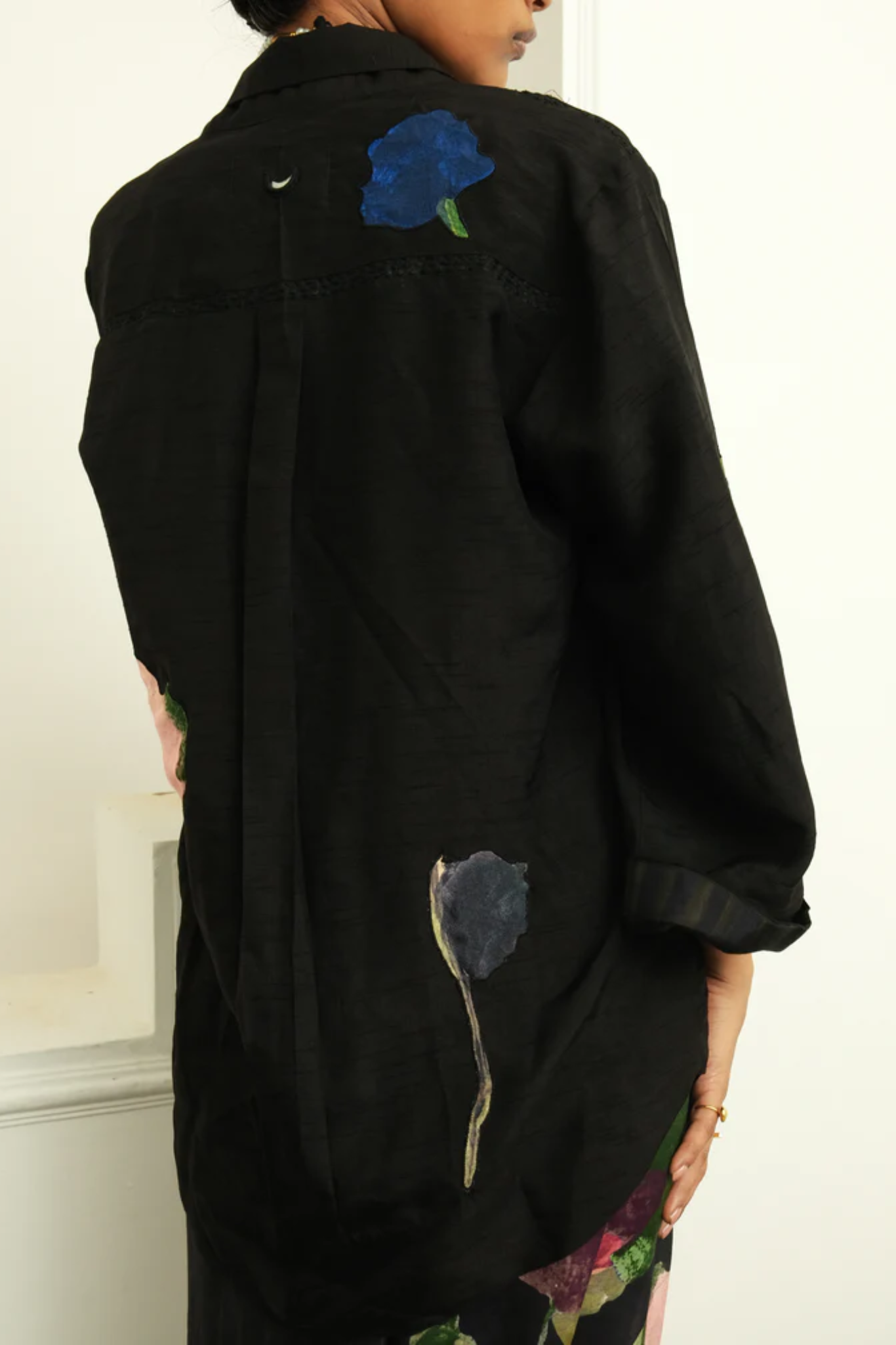 Psyflora Applique shirt
