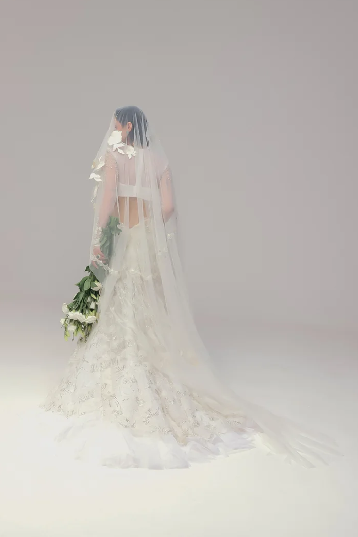 A White Wedding Lehenga II