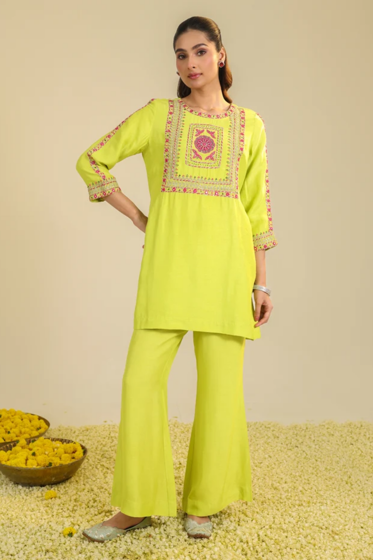 Yellow Gulshan Kurta Set