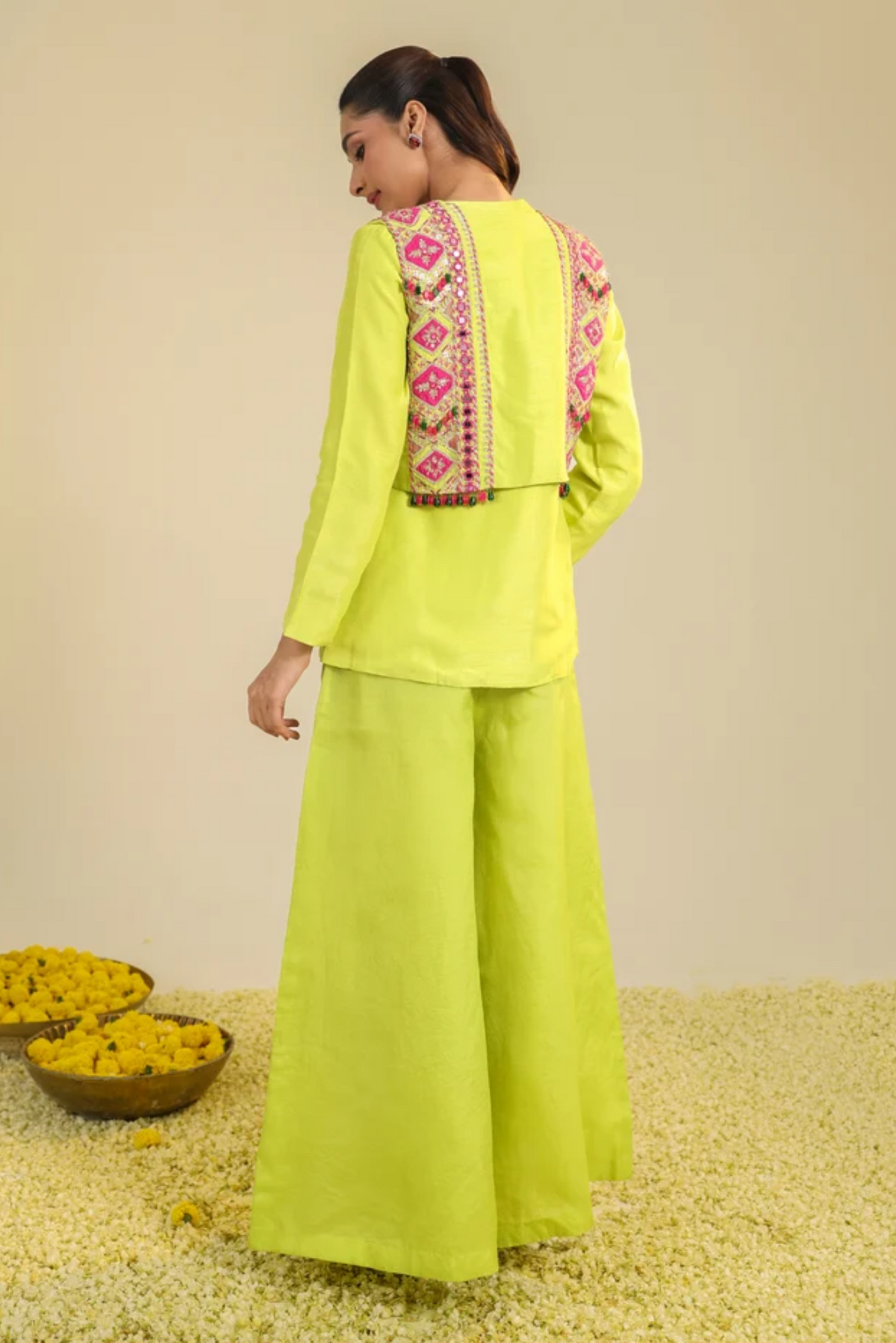 Yellow Hasi Coord Set
