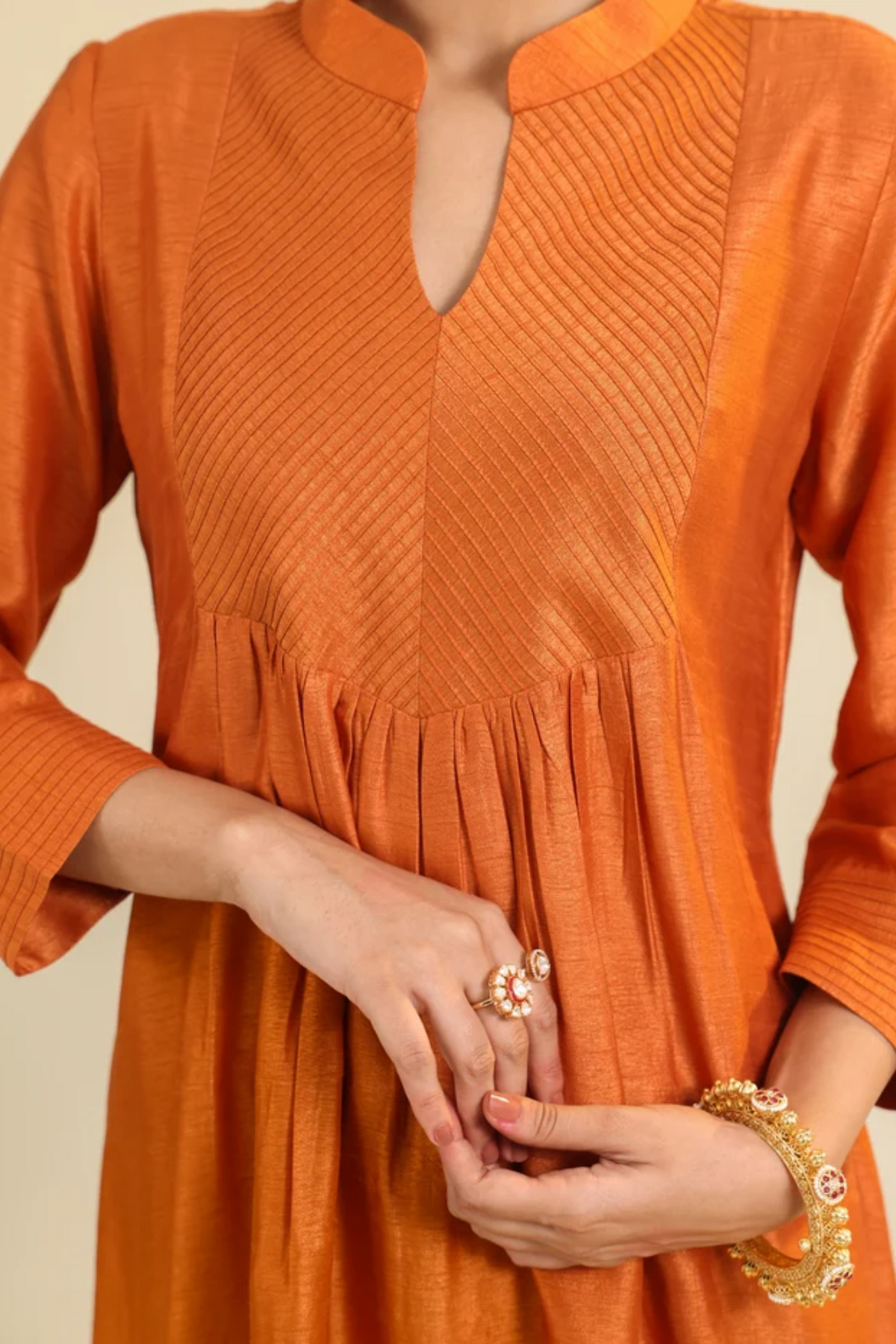 Rust Gumaan Kurta Set
