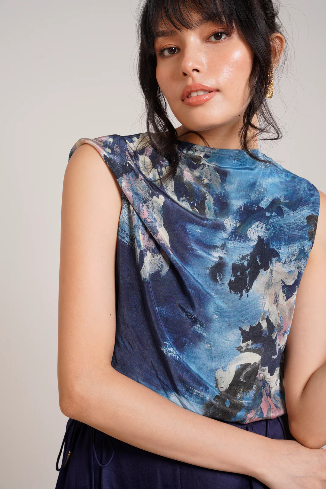 Nuri Scarf Top Set