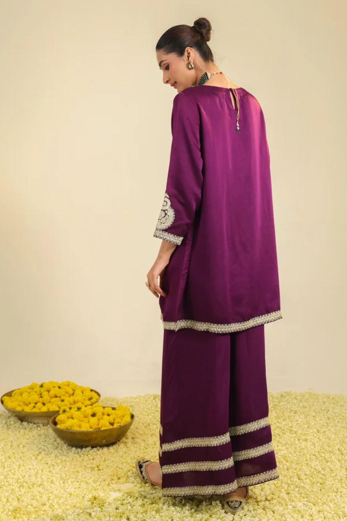 Purple Zainaa Kurta Set