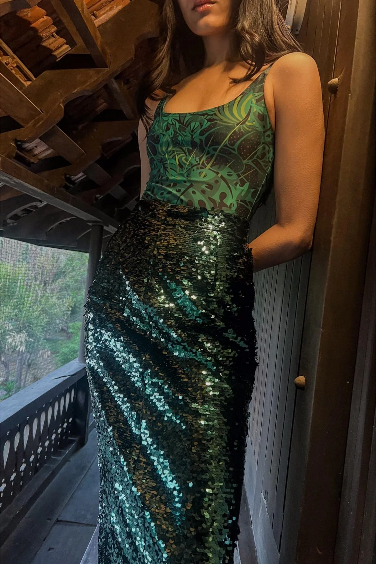 Skirt - Emerald Jungle