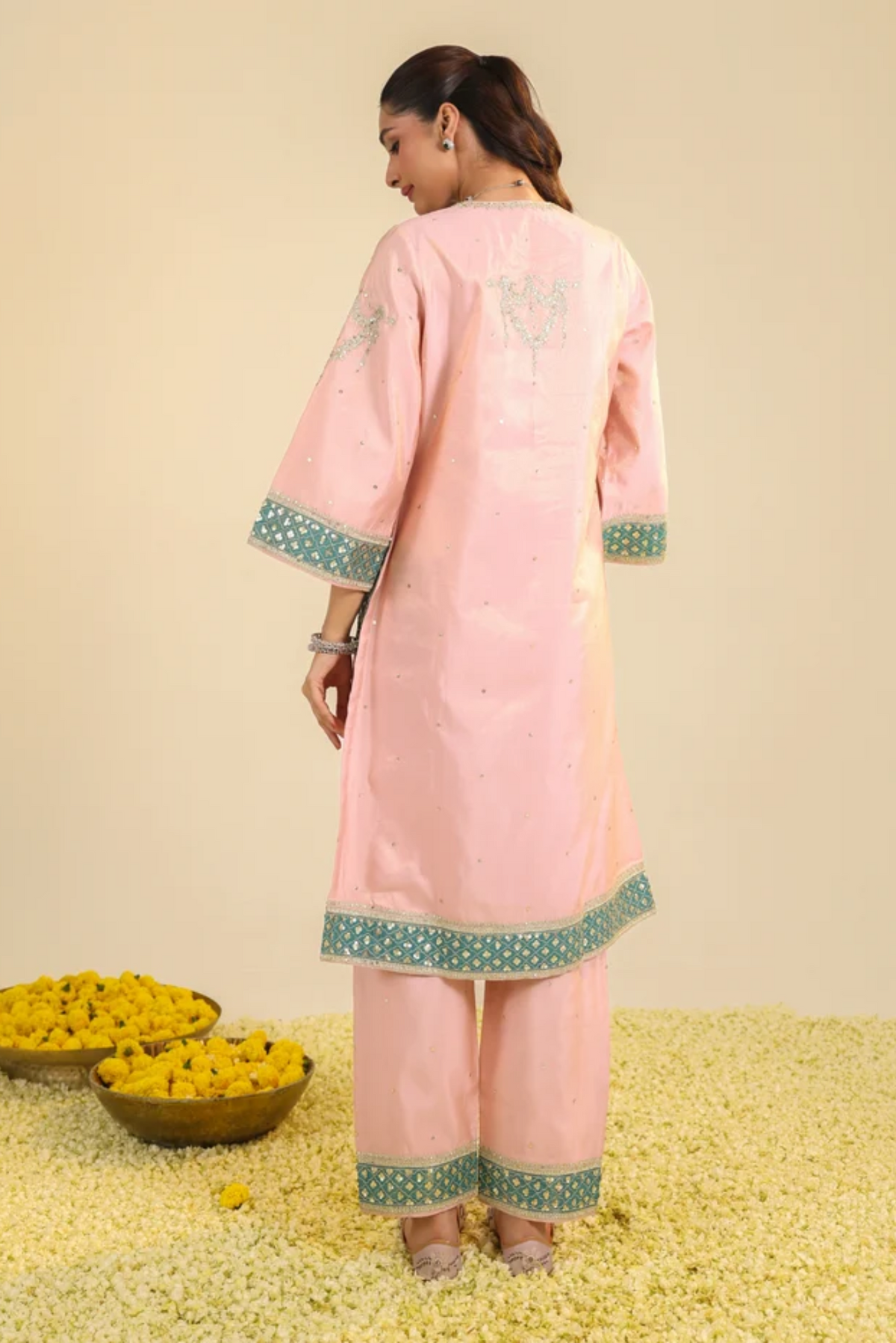 Pink Akshi Kurta Set