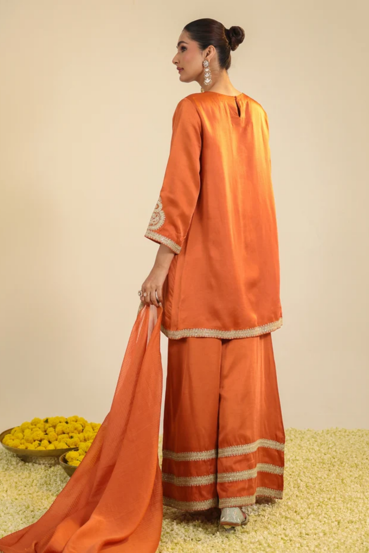 Rust Zainaa Kurta Set