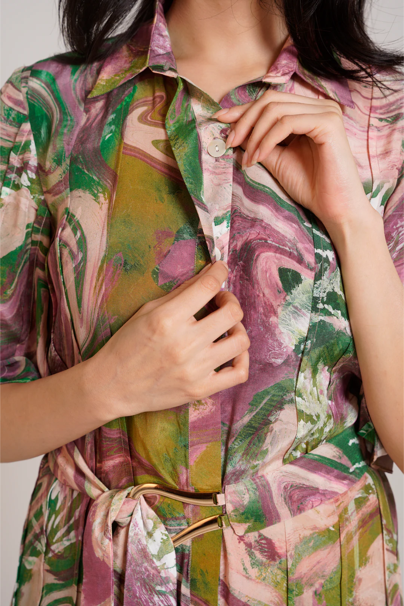 Ira Pleated Dress