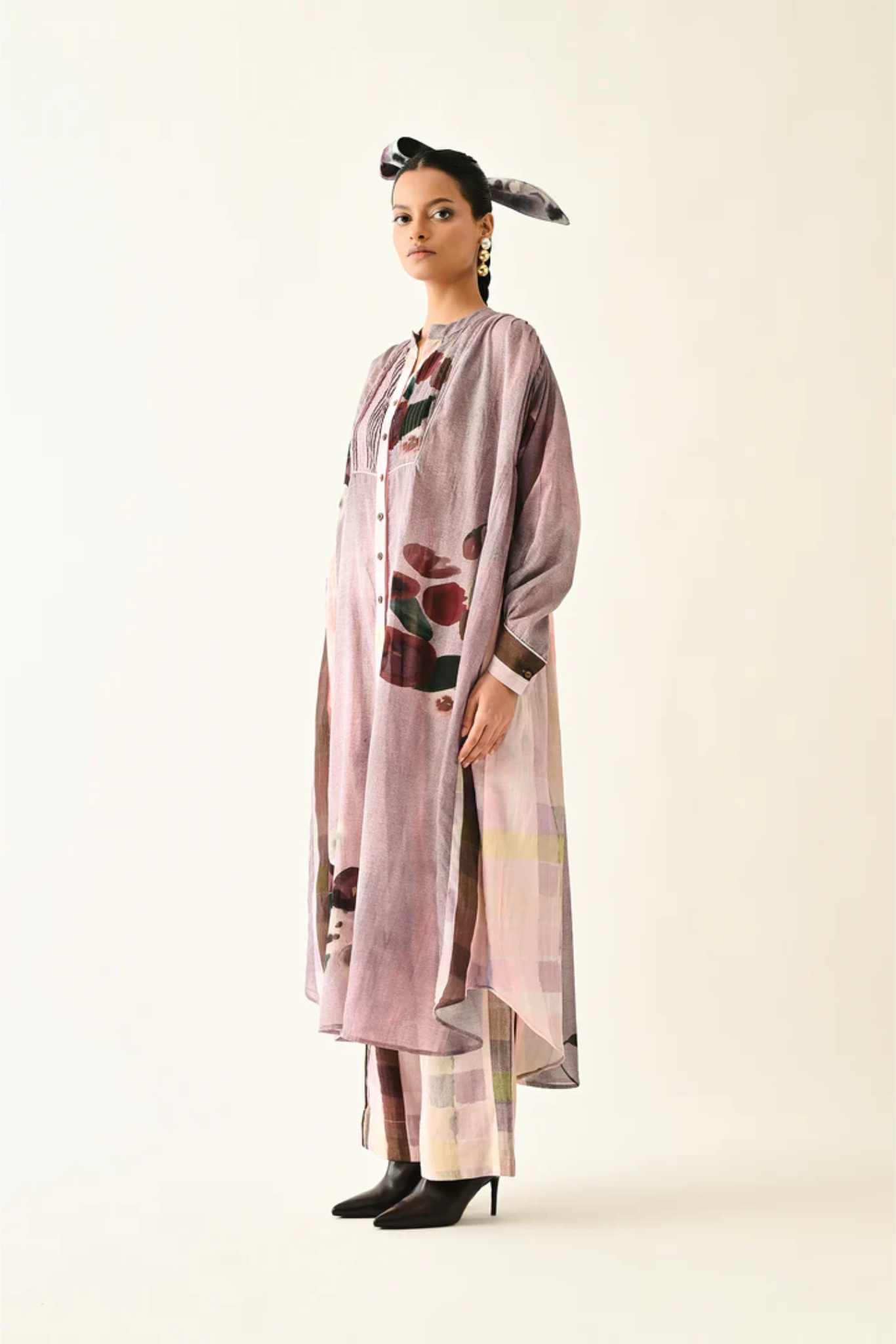 Dusk Pink Thistle Dress
