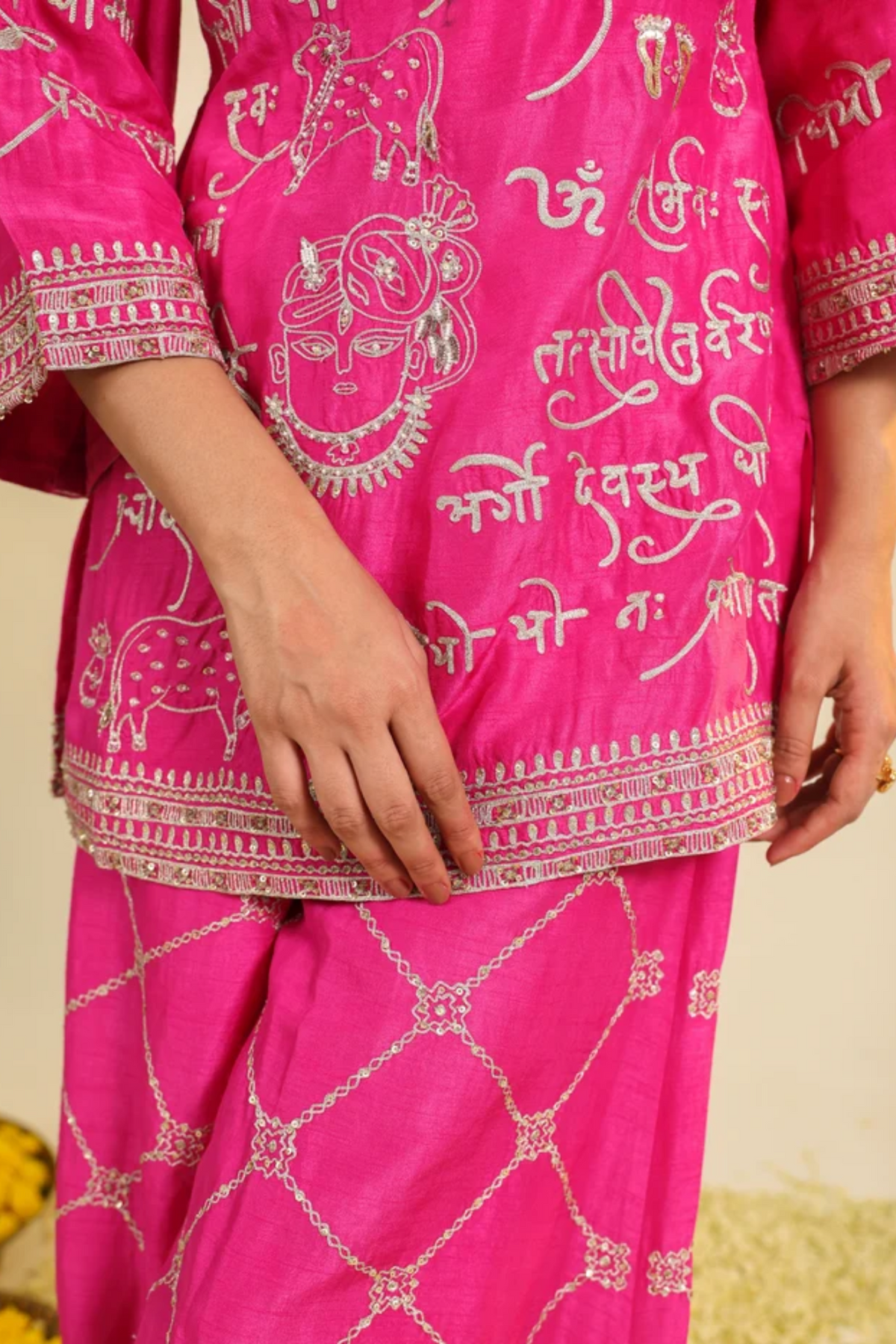 Pink Mehrban Kurta Set