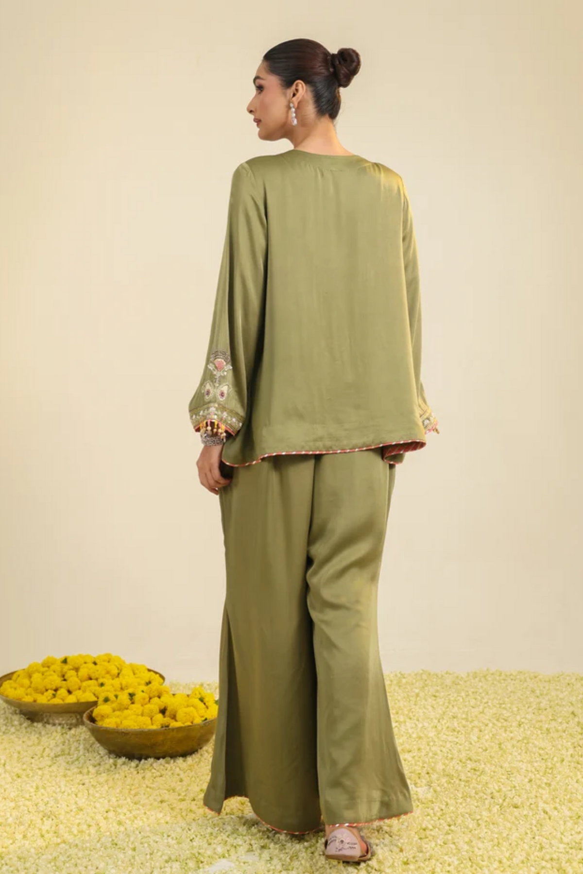 Green Gulrez Co-ord Set
