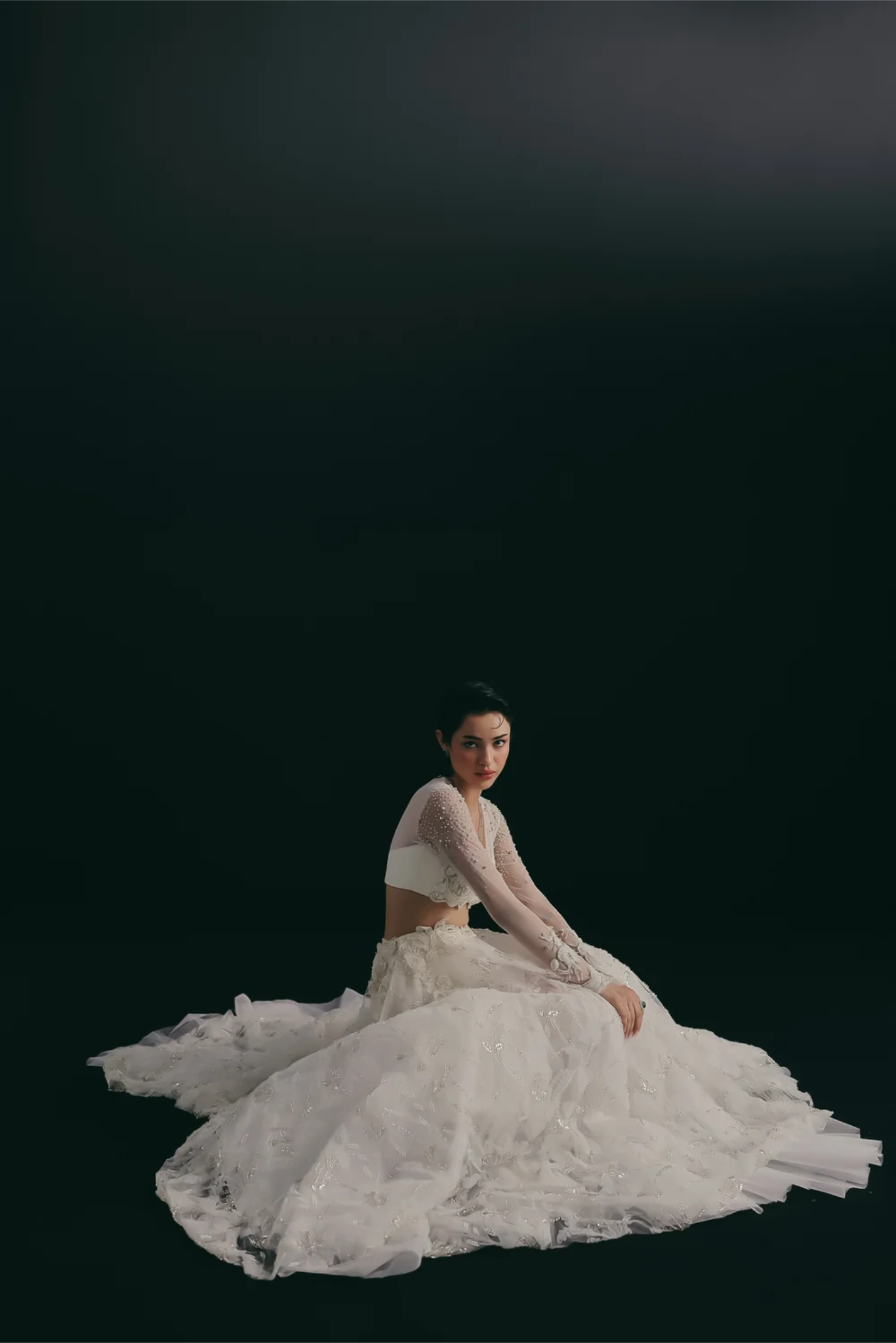 A White Wedding Lehenga II