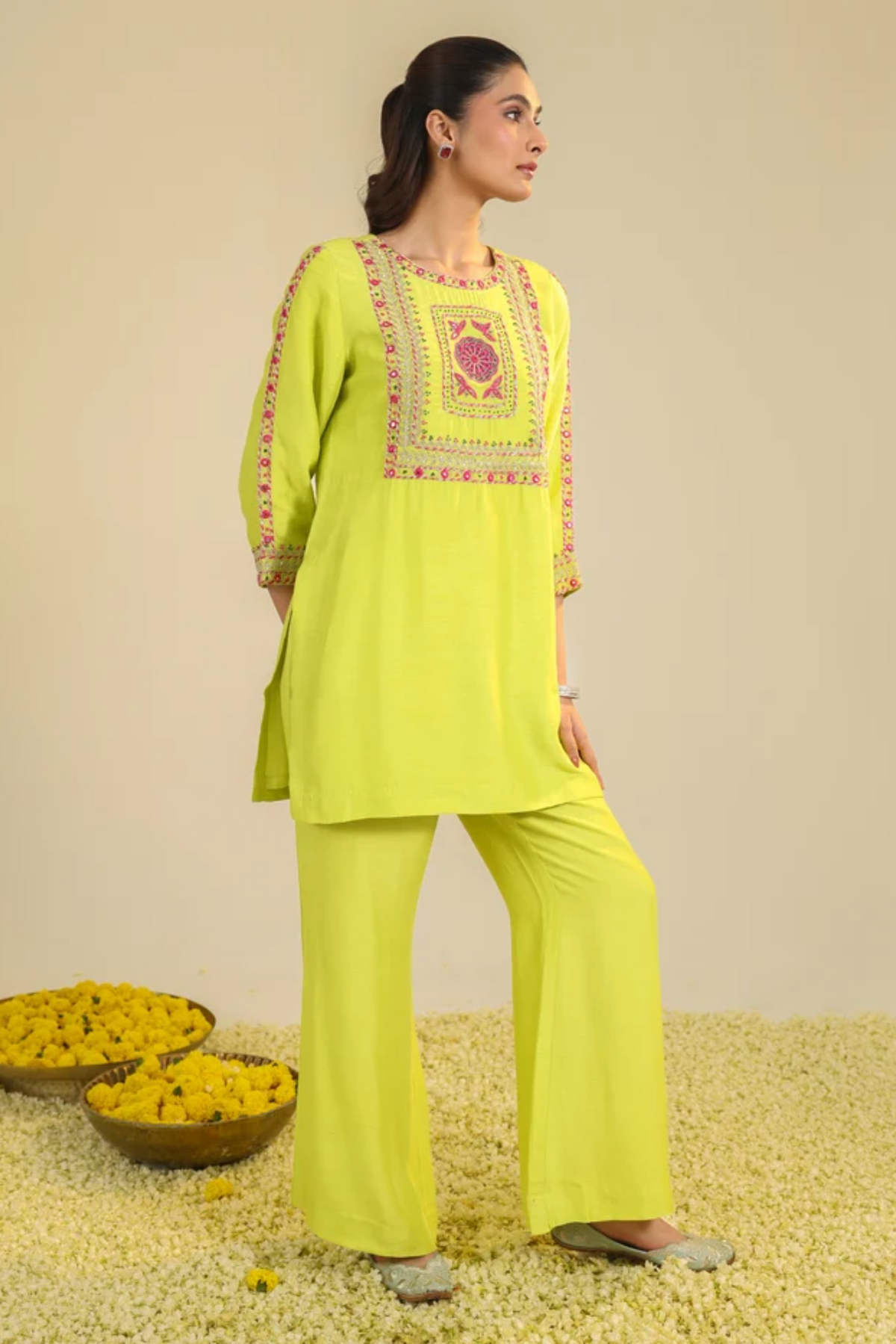Yellow Gulshan Kurta Set