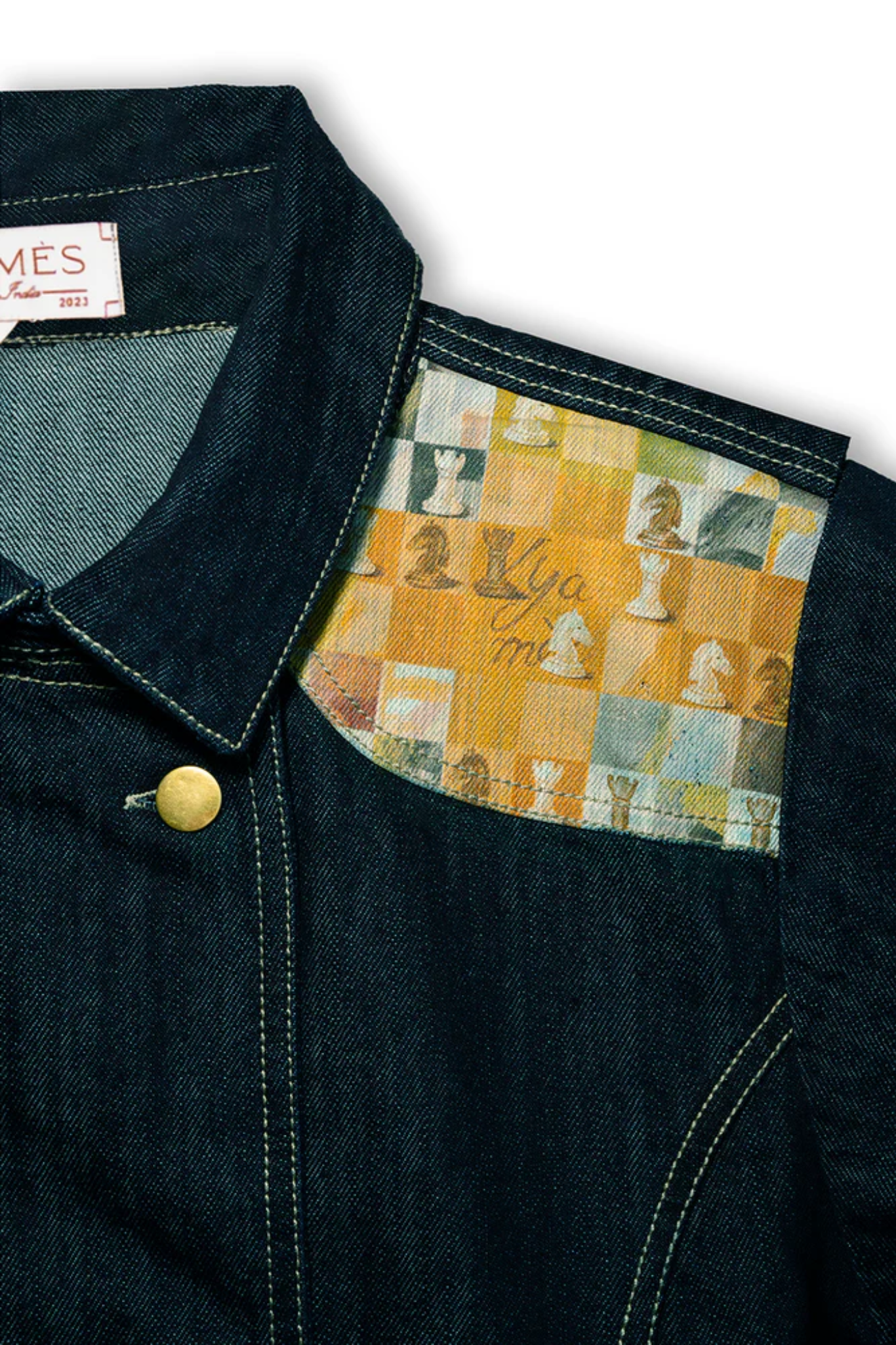 Modern chaupar denim jacket