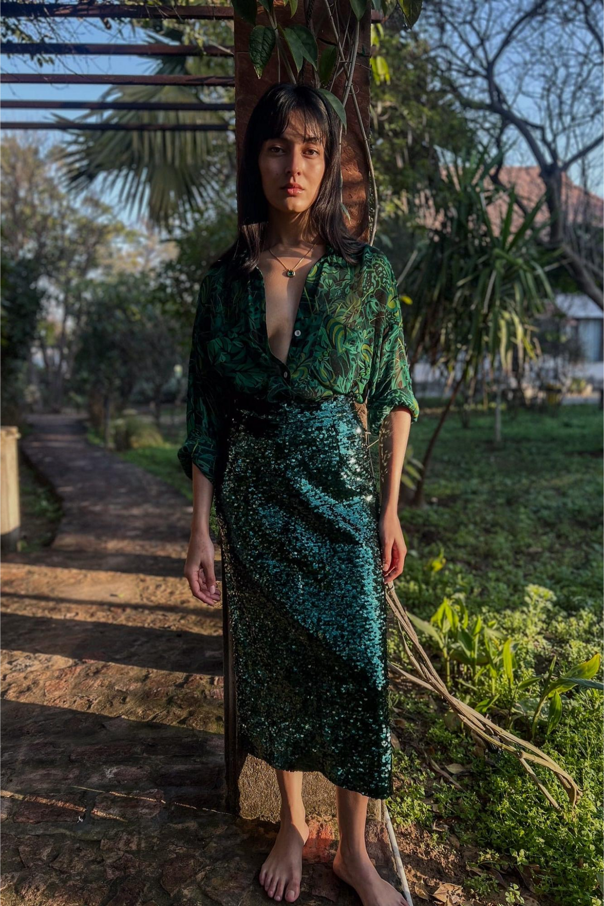 Skirt - Emerald Jungle