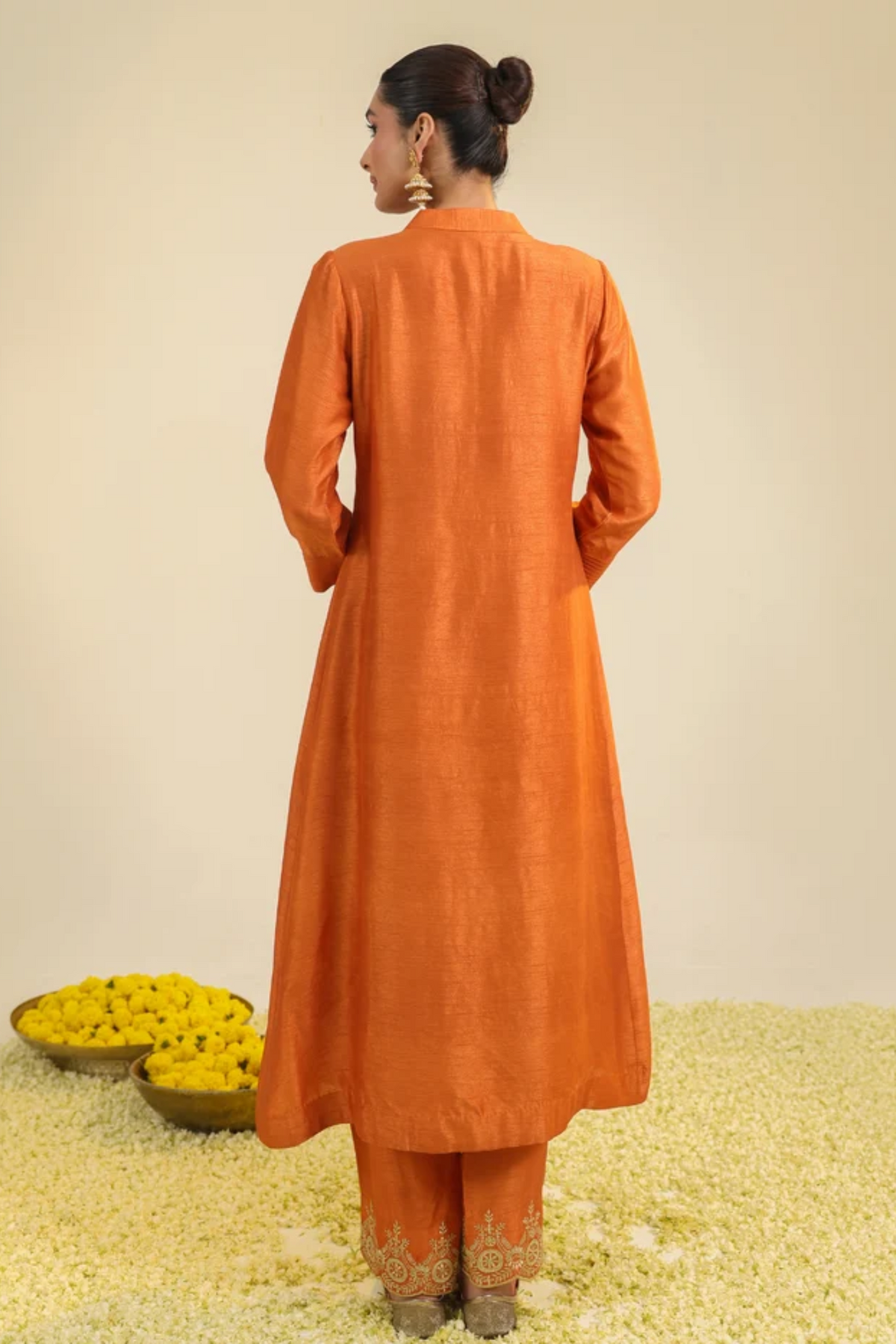 Rust Gumaan Kurta Set