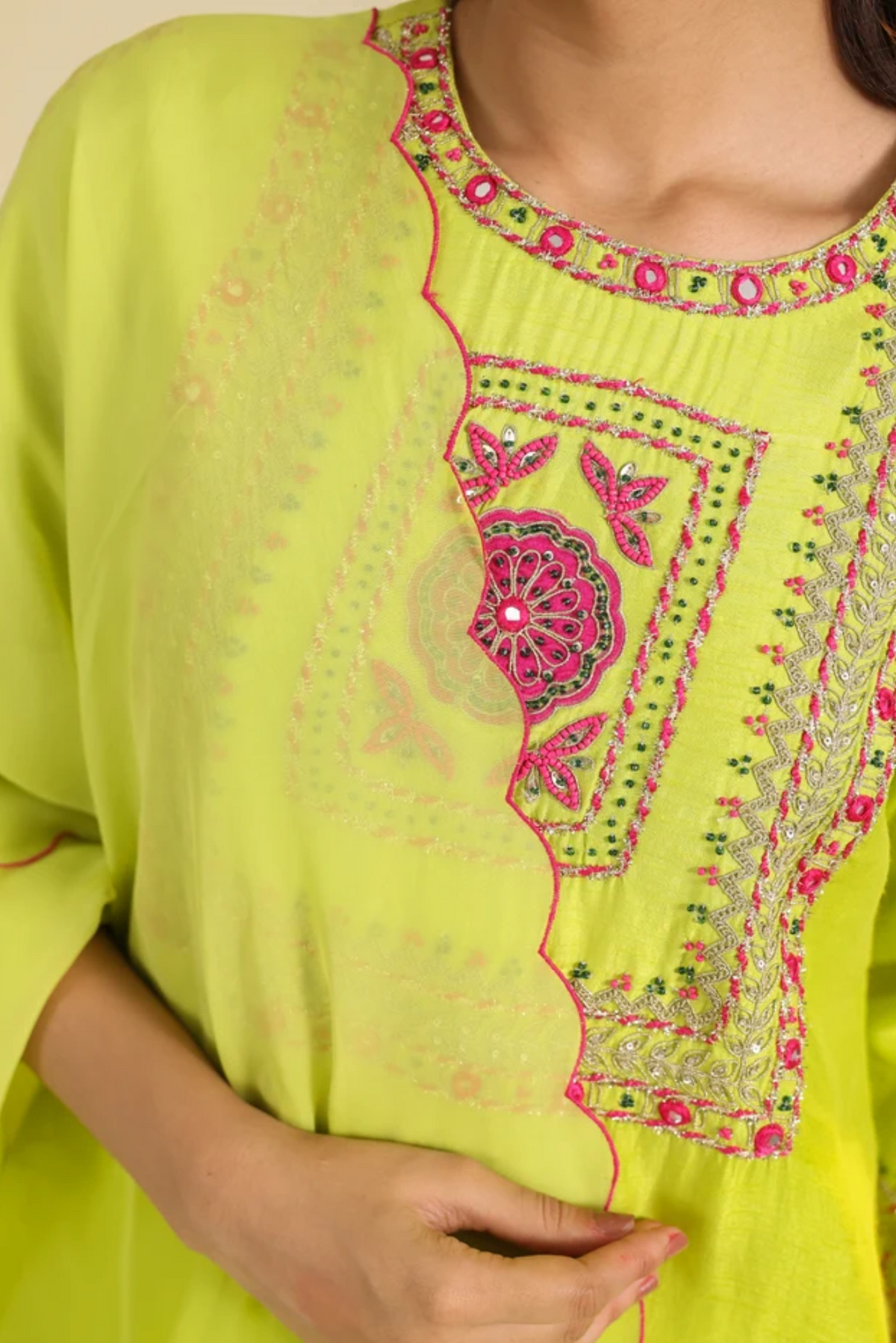 Yellow Gulshan Kurta Set