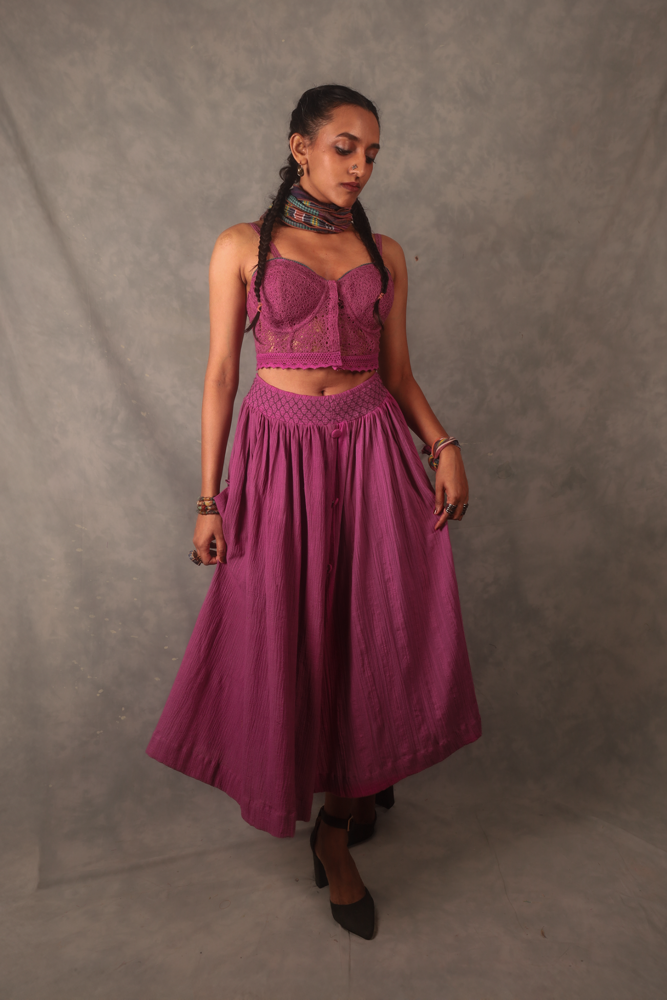 Veni skirt - Antique Fuschia