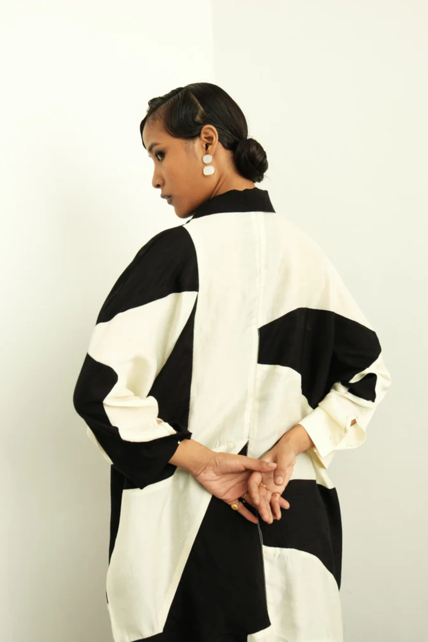 Stardust Silk Patchwork 2-Piece Set