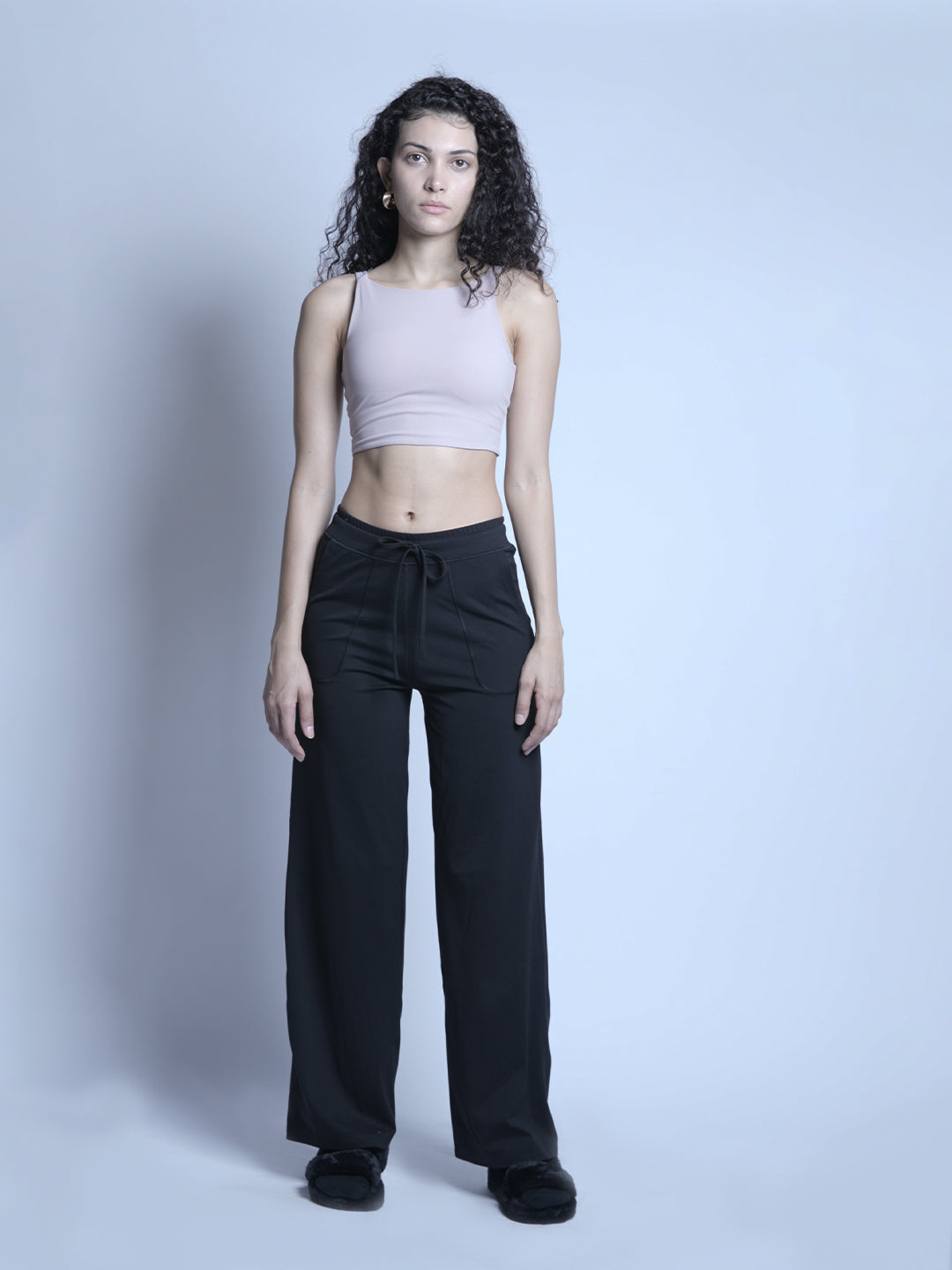 JETSET LOUNGE PANTS - BLACK