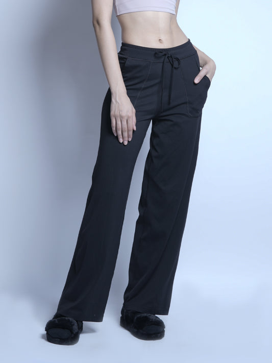 JETSET LOUNGE PANTS - BLACK