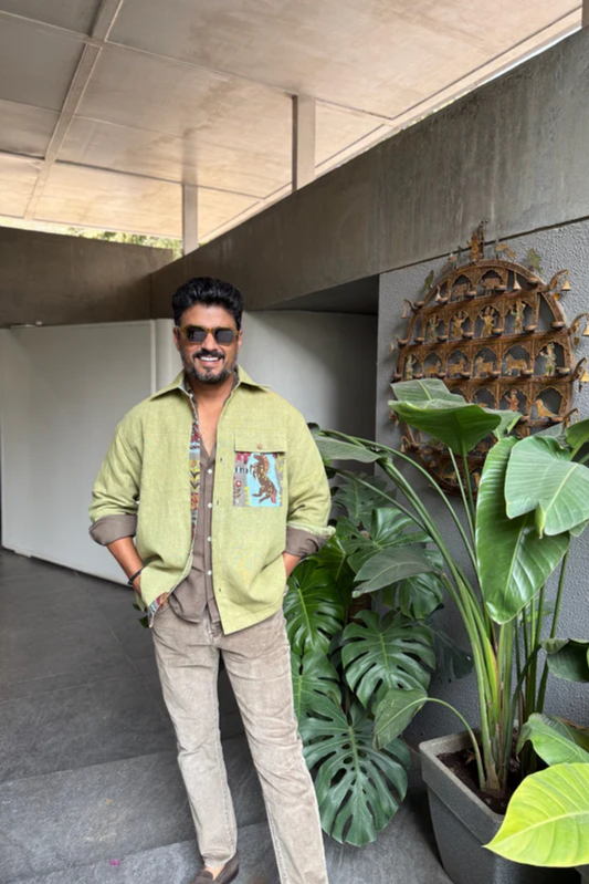 Khaki Green Shacket