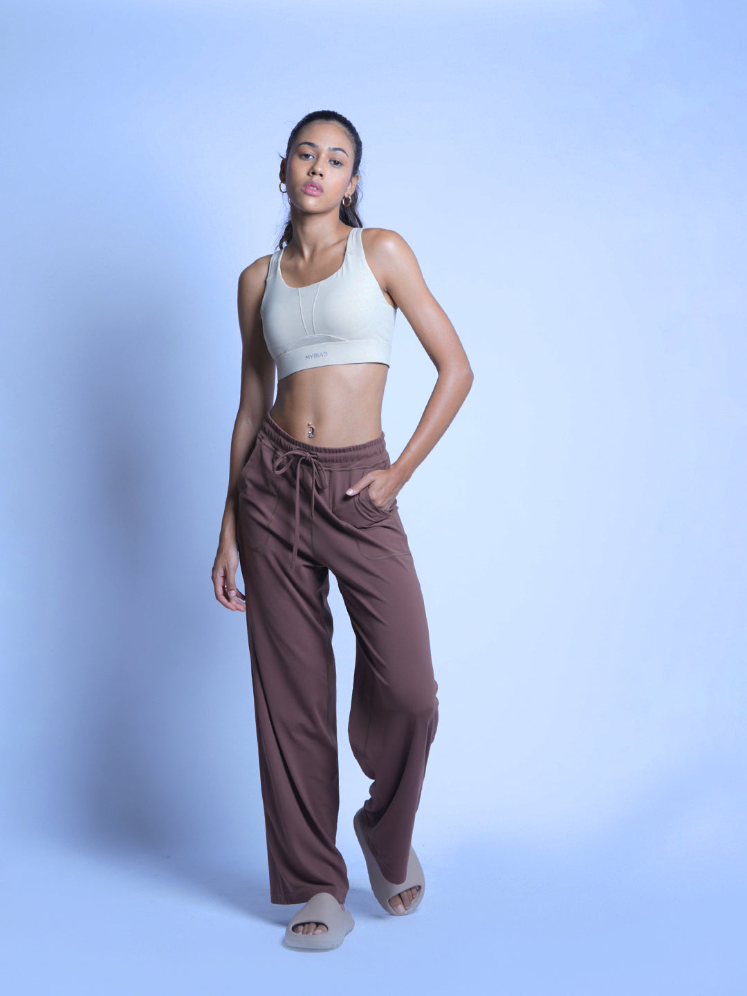 JETSET LOUNGE PANTS - BROWN