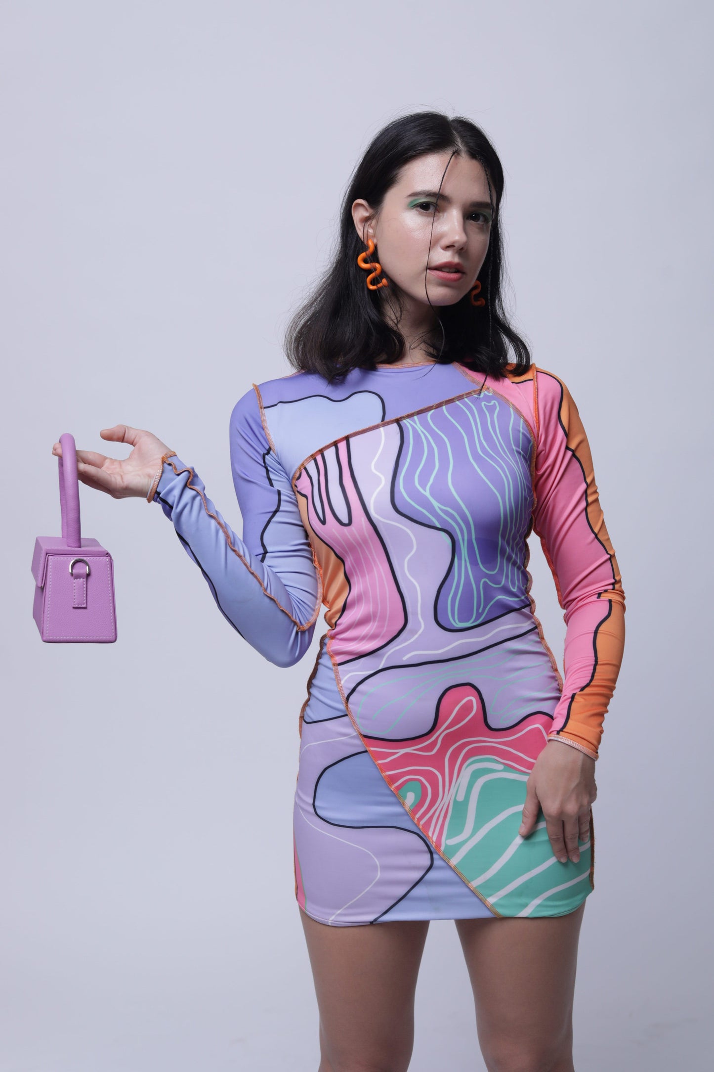 DRUNK IN SPACE  BODYCON DRESS