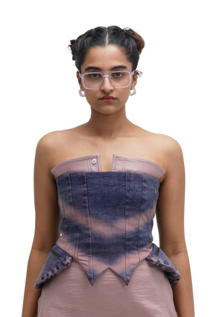 CORSPLIT CORSET - PINK