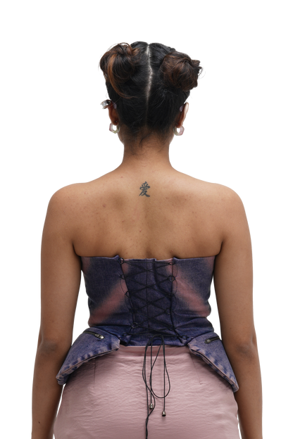 CORSPLIT CORSET - PINK