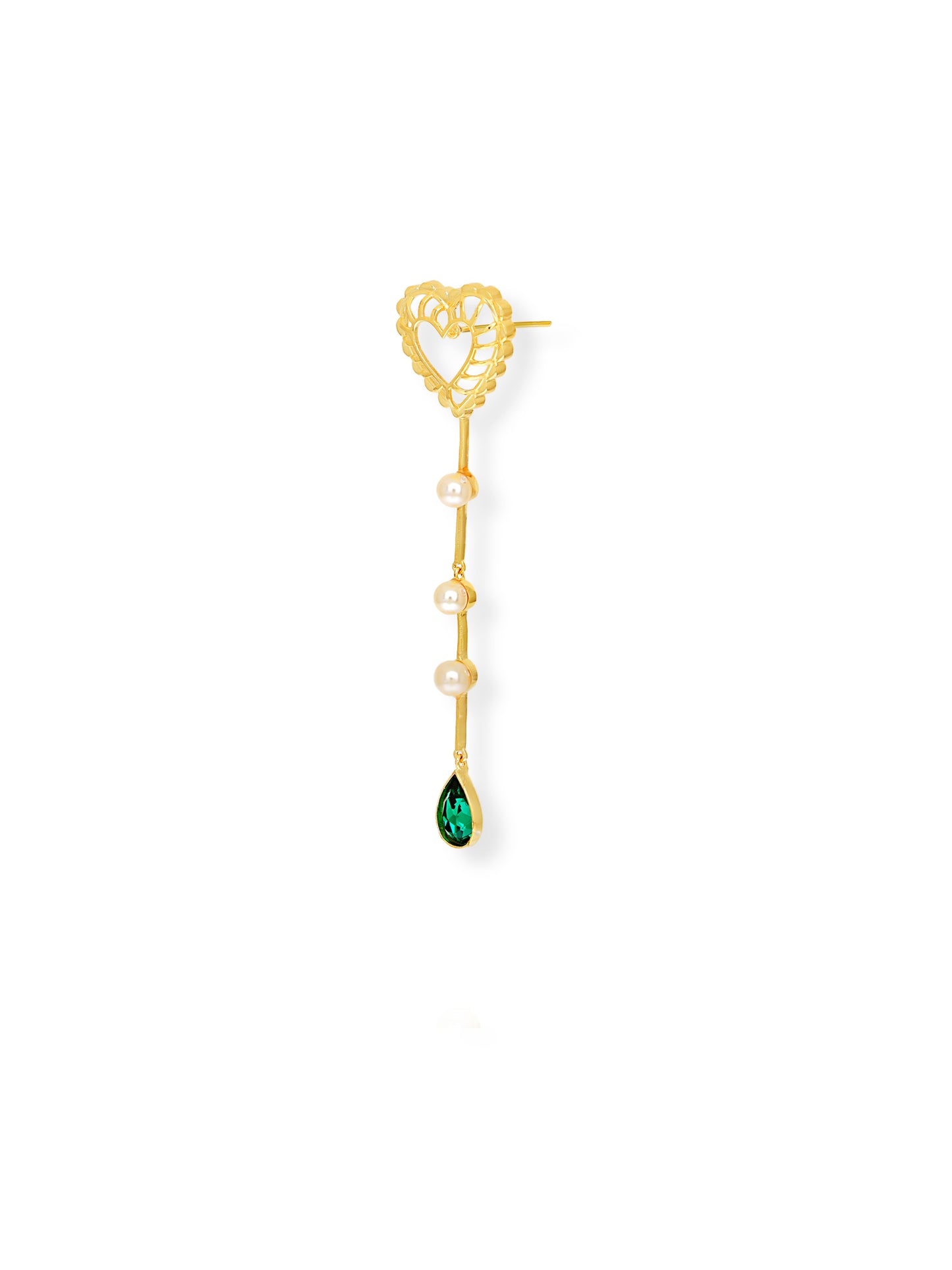 Sweet Serenade Earrings - Emerald Green