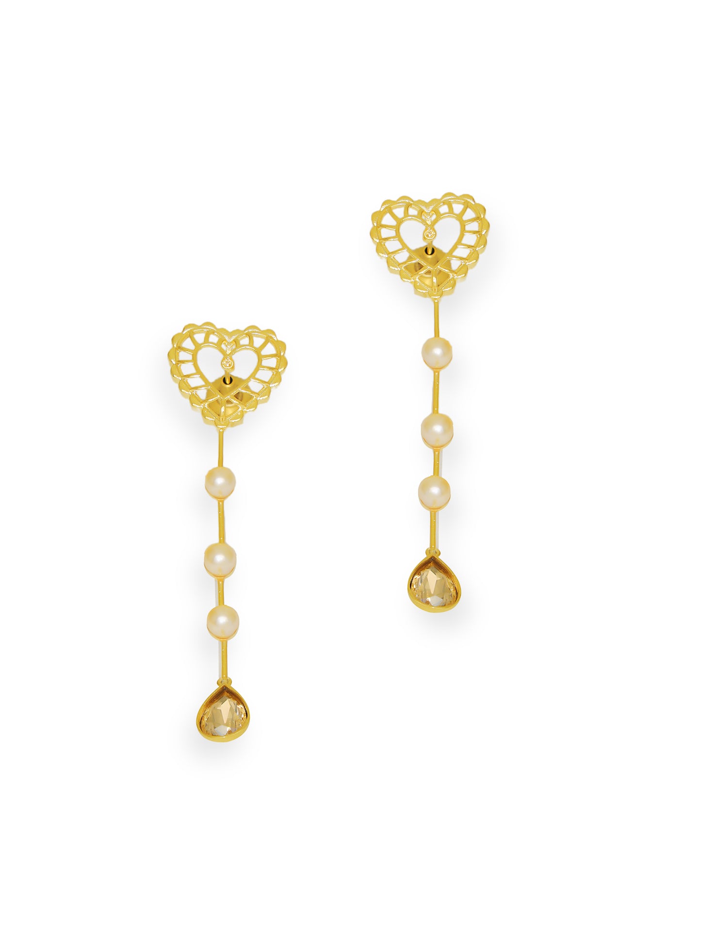 Sweet Serenade Earrings - Golden