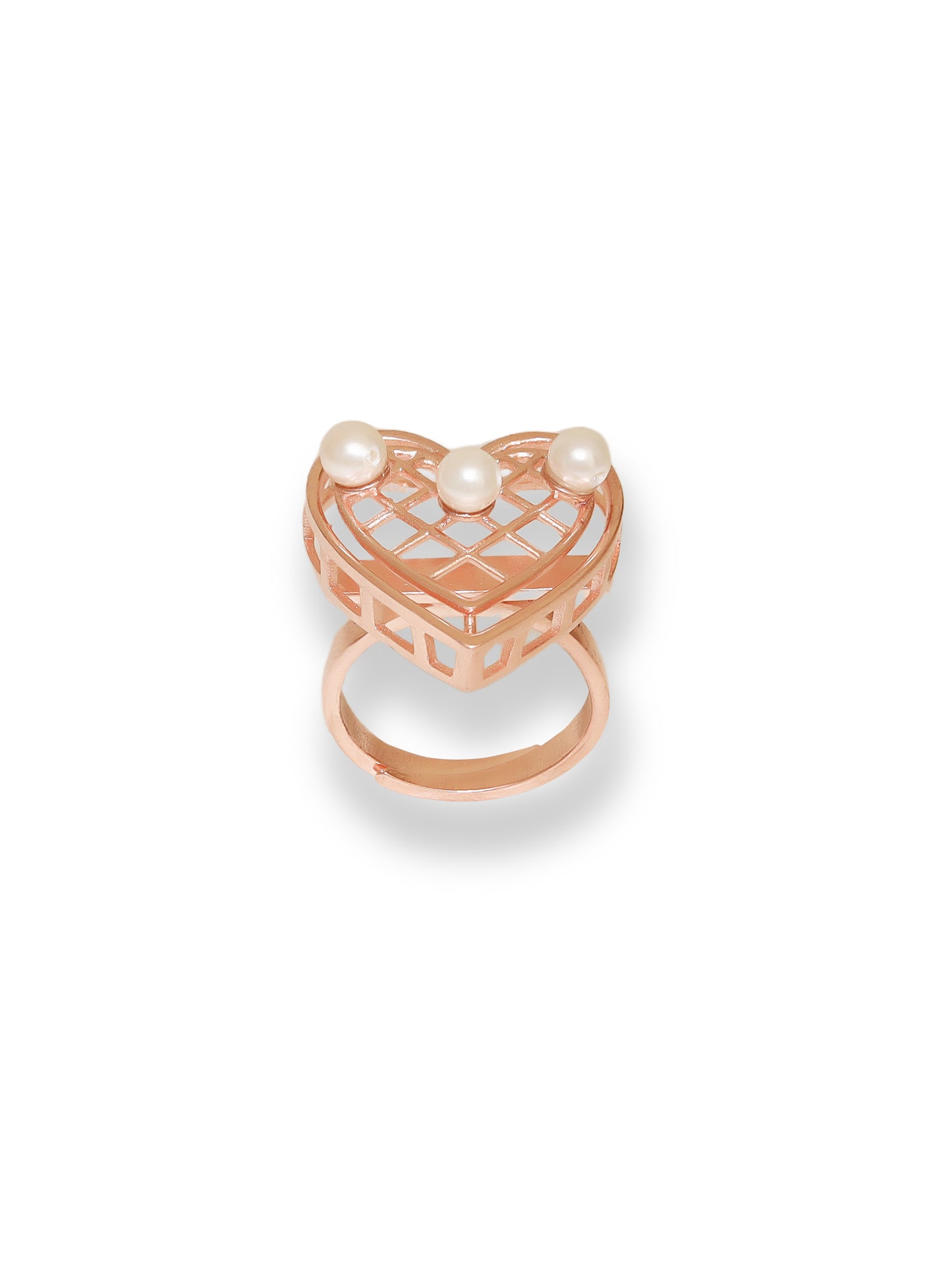 Heart Beat Hue Ring - Rosegold