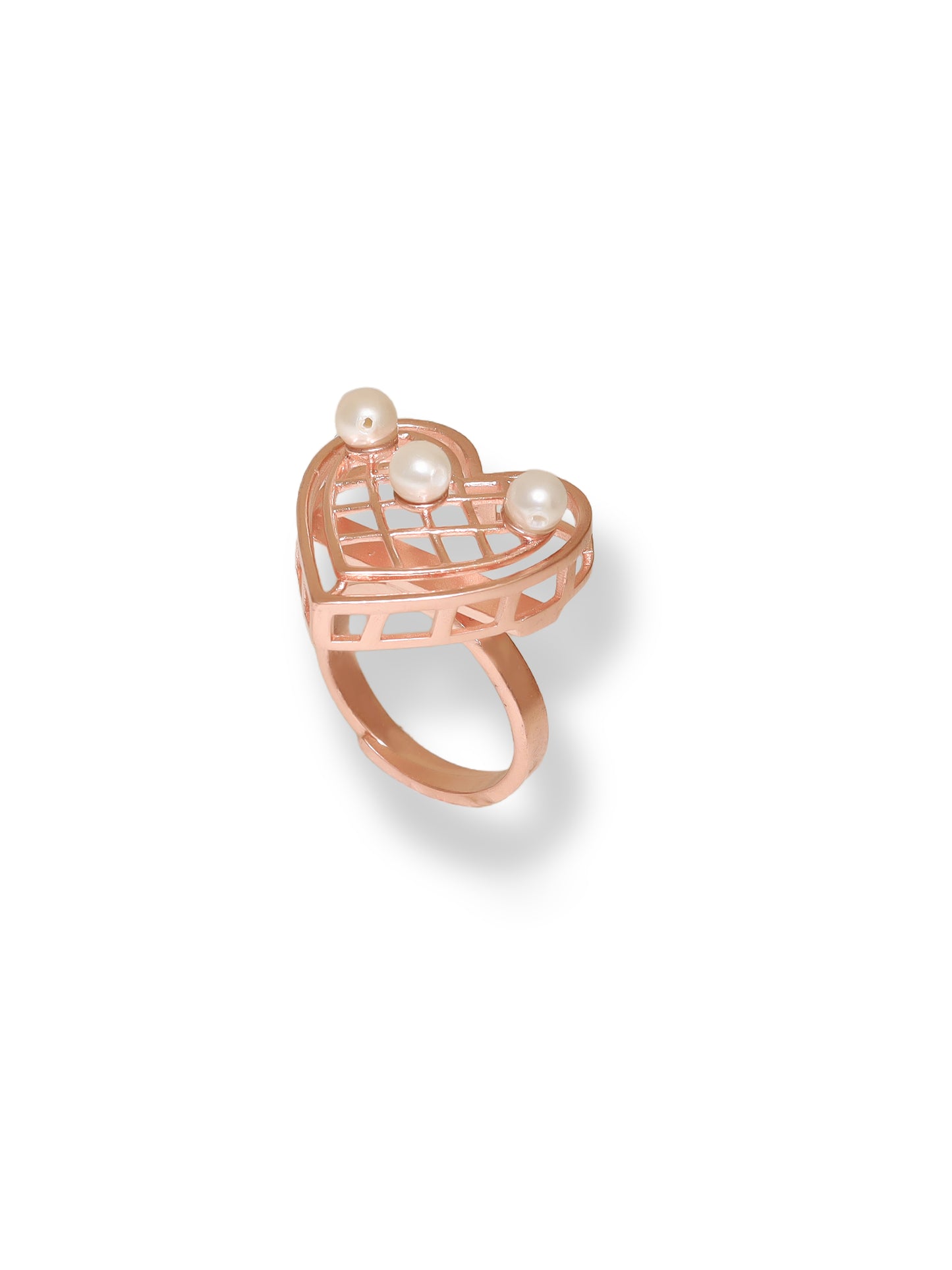 Heart Beat Hue Ring - Rosegold