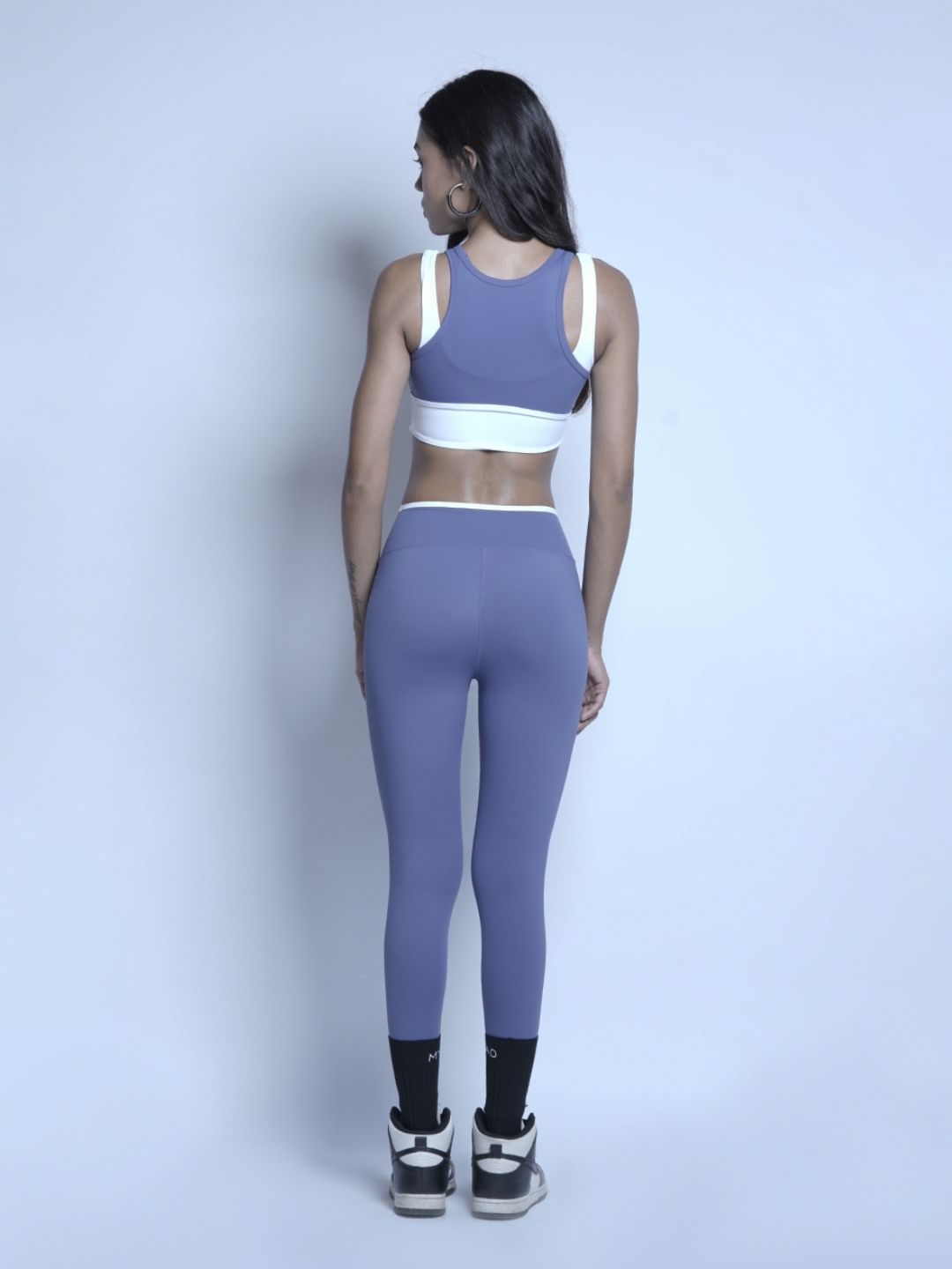 VIVID LUXE LEGGINGS - PERIWINKLE PURPLE